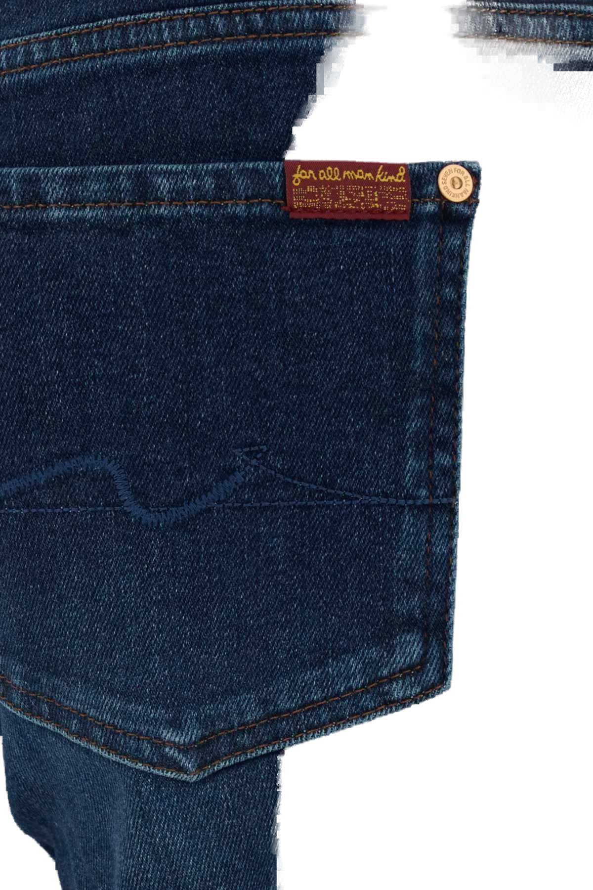 Seven For All Mankind Slim Jeans — Blue, view 3