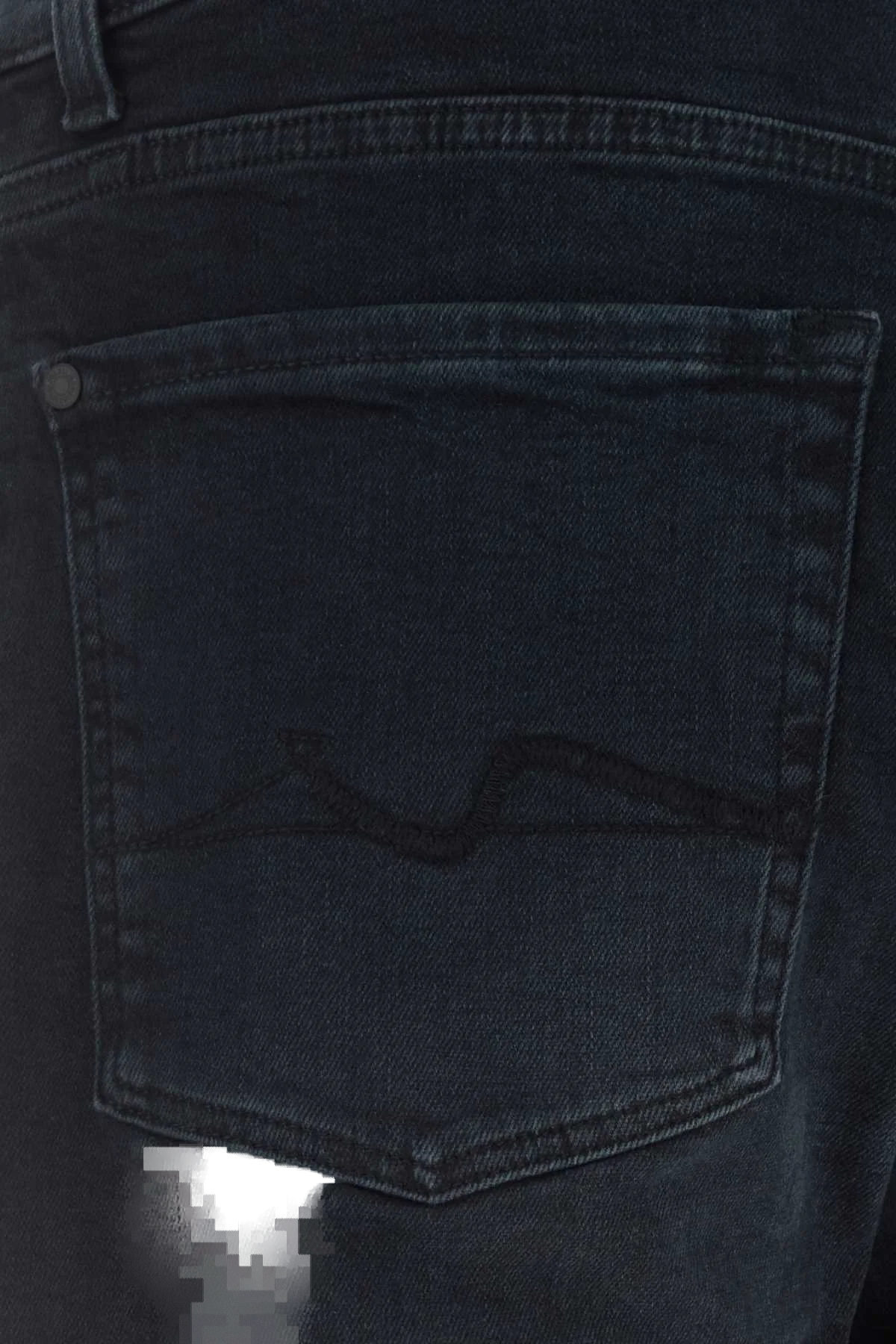 Seven For All Mankind Slim Jeans — Black, view 3