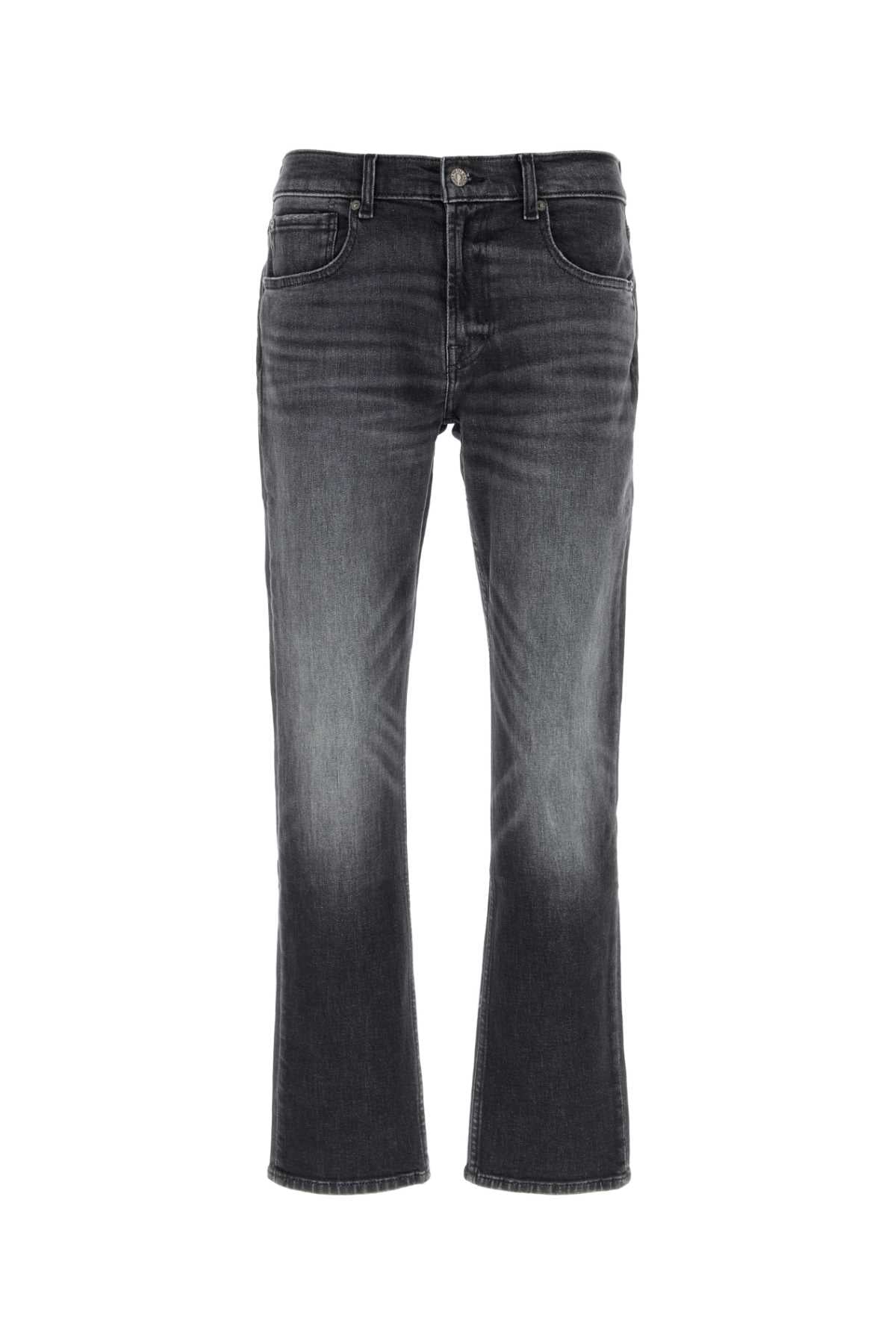 Seven For All Mankind Straight Jeans — Black by Seven For All Mankind