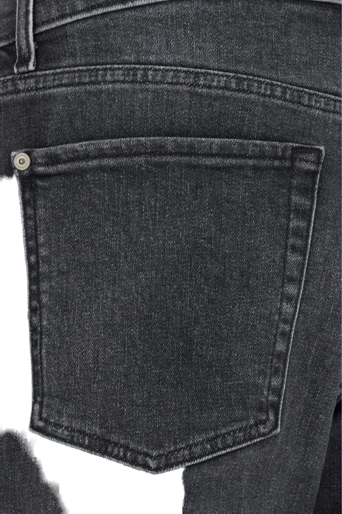 Seven For All Mankind Straight Jeans — Black, view 3