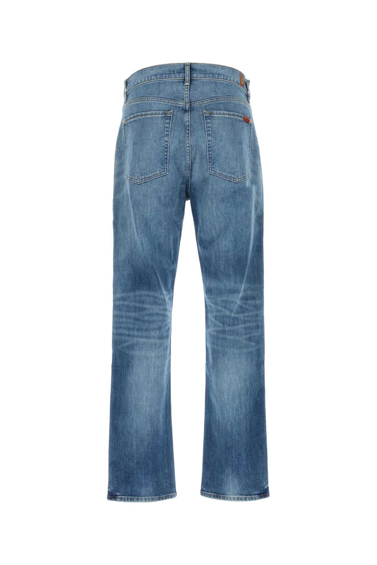 Seven For All Mankind Over Jeans — Blue, view 2