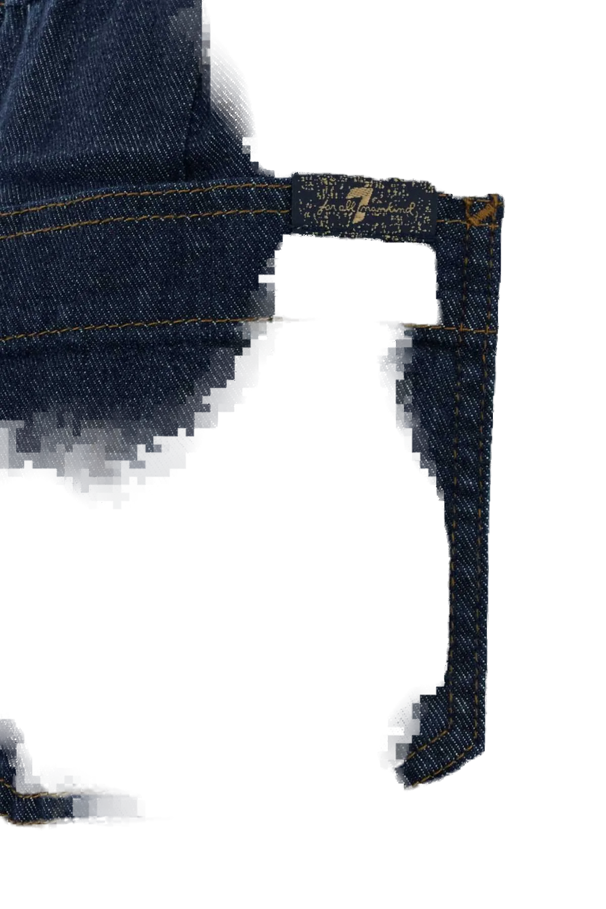 Seven For All Mankind Utility Pull On Jeans — Navy, view 3