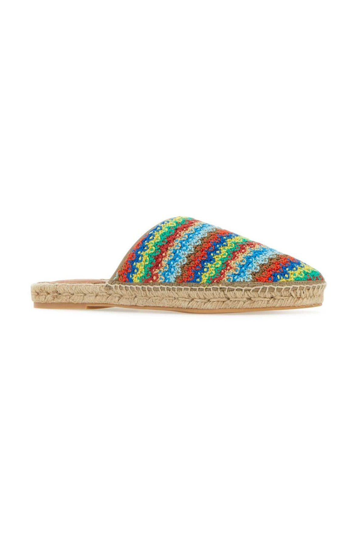 Alanui Crochet Rainbow Espadrille — Multicolor, view 2