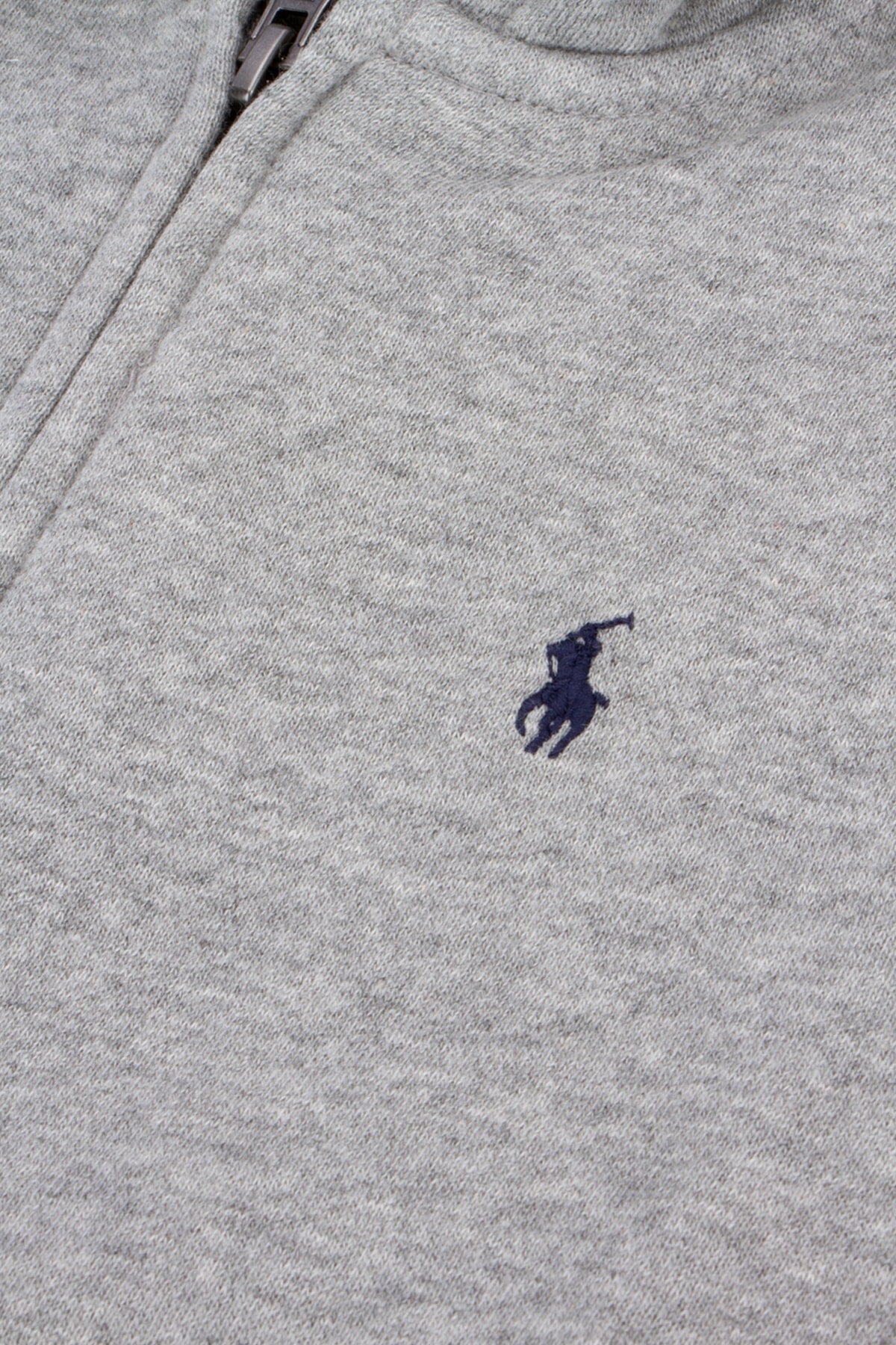 Polo Ralph Lauren Jr Cotton Hoodie — Gray, view 3