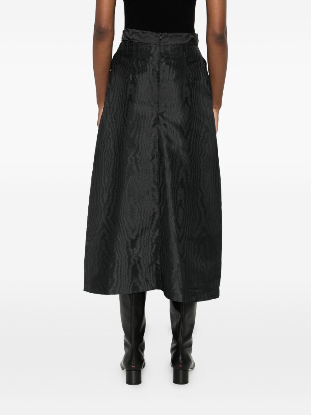 LUNATICA MILANO A-Line Skirt — Black, view 3