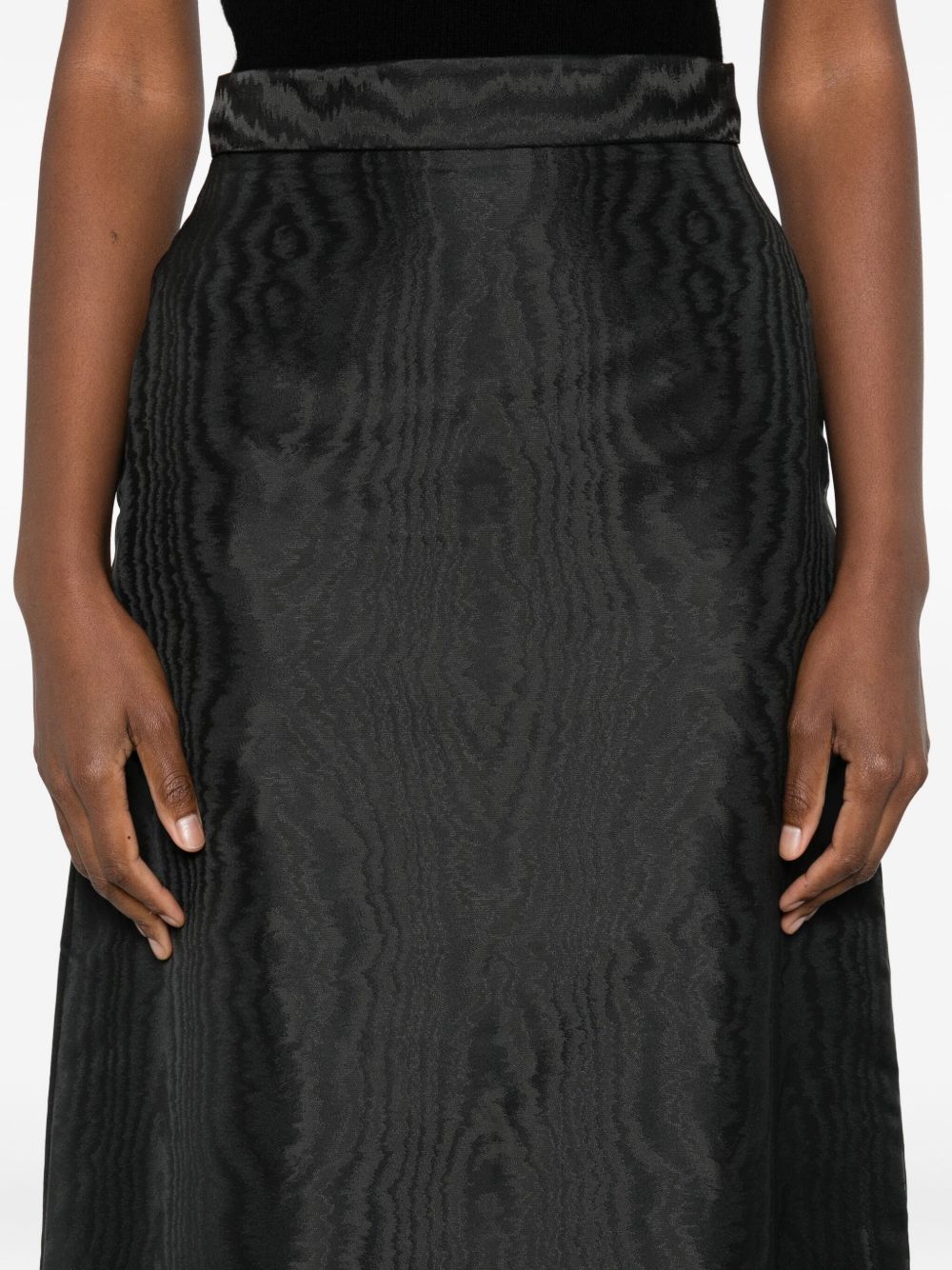 LUNATICA MILANO A-Line Skirt — Black, view 4