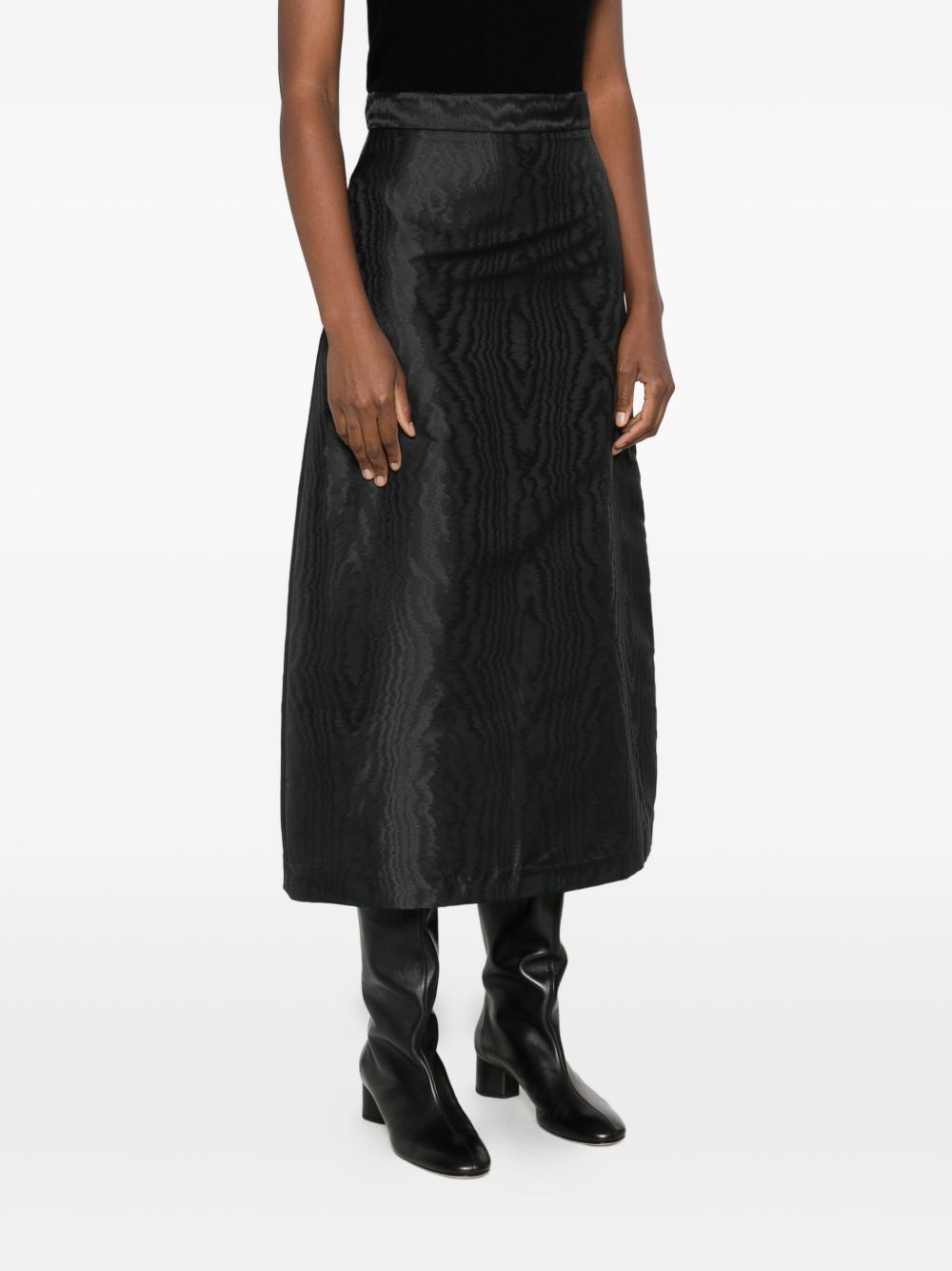 LUNATICA MILANO A-Line Skirt — Black, view 5