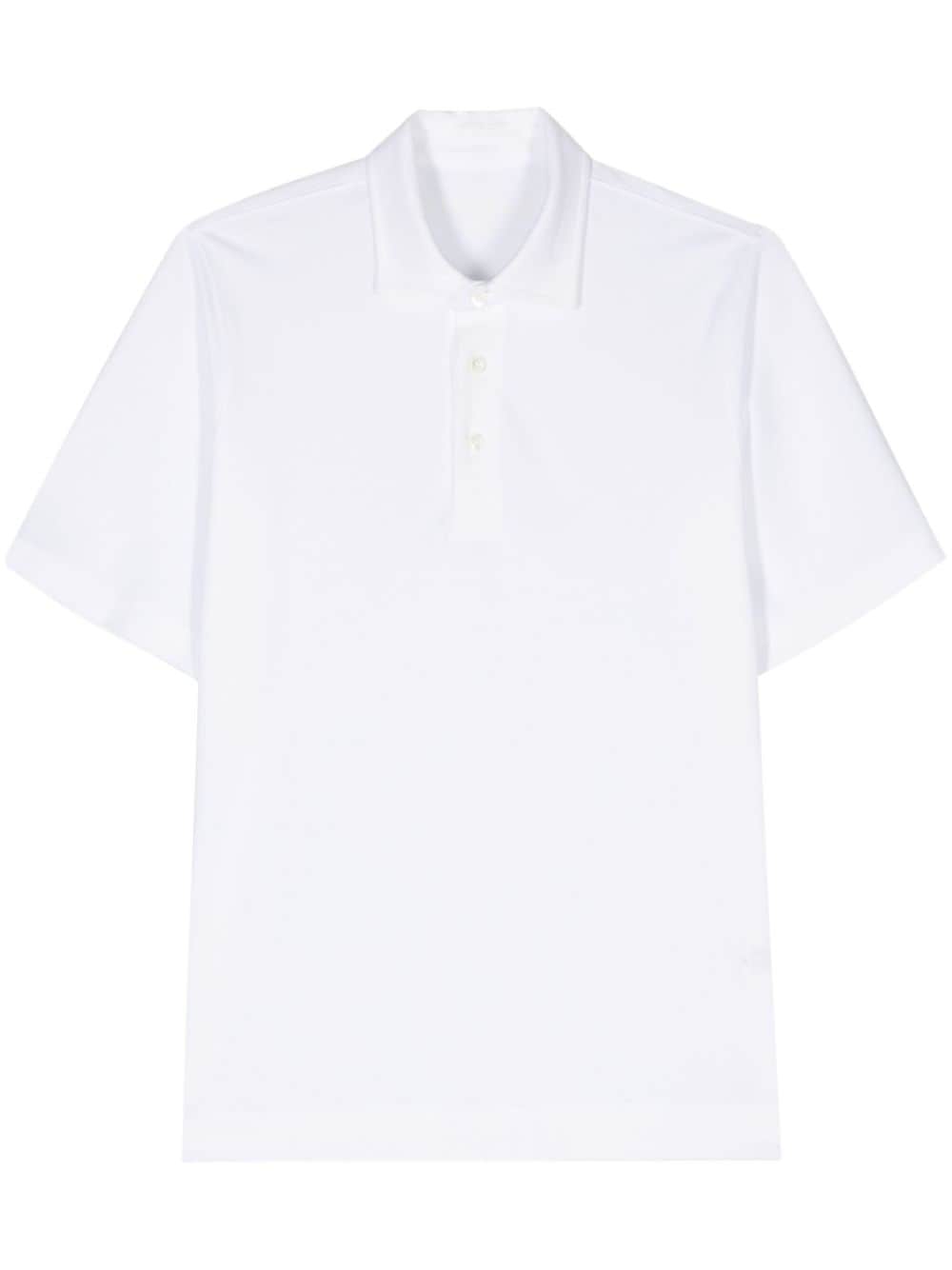 Circolo 1901 Stretch-Cotton Piqué Polo Shirt — White by Circolo 1901