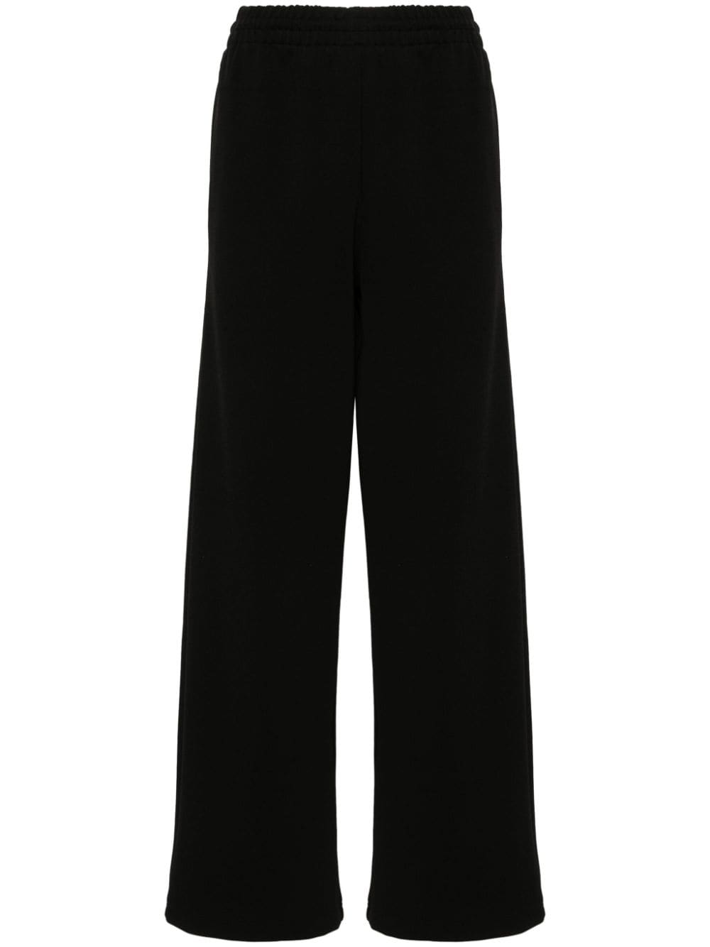 WARDROBE.NYC Ribbed Knit Joggers — Black by WARDROBE.NYC