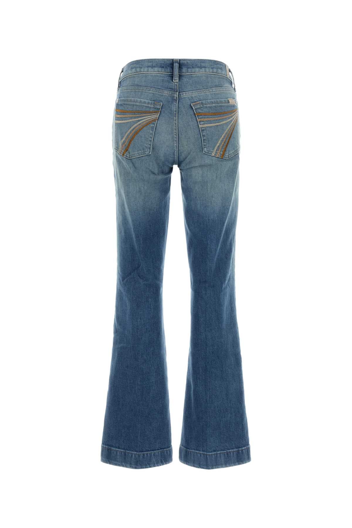 Seven For All Mankind Dojo Jeans — Blue, view 2