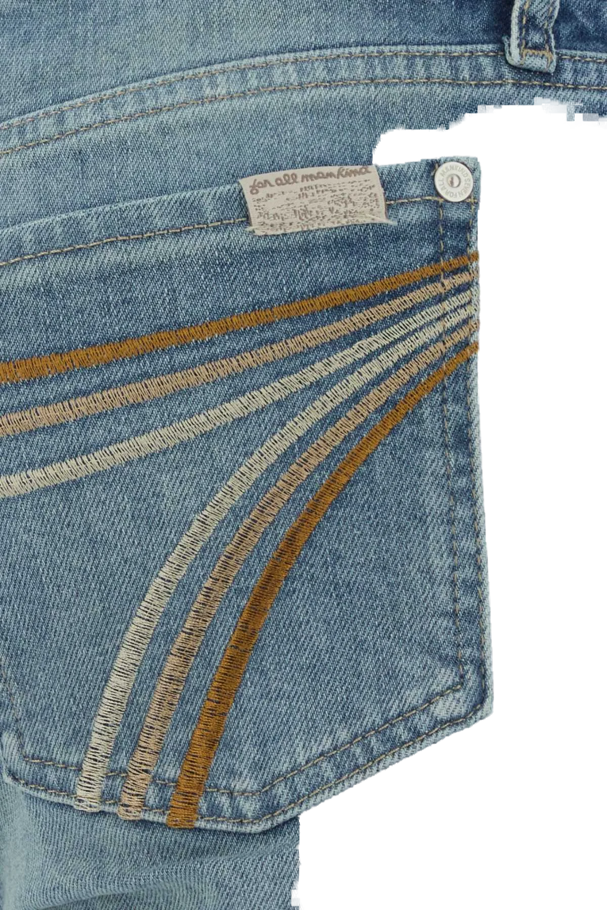 Seven For All Mankind Dojo Jeans — Blue, view 3