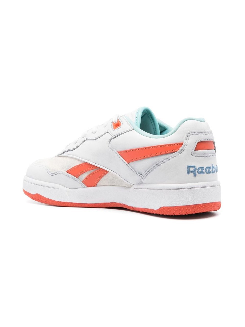 Reebok By Palm Angels Panelled Calf Leather Sneaker — White, view 3