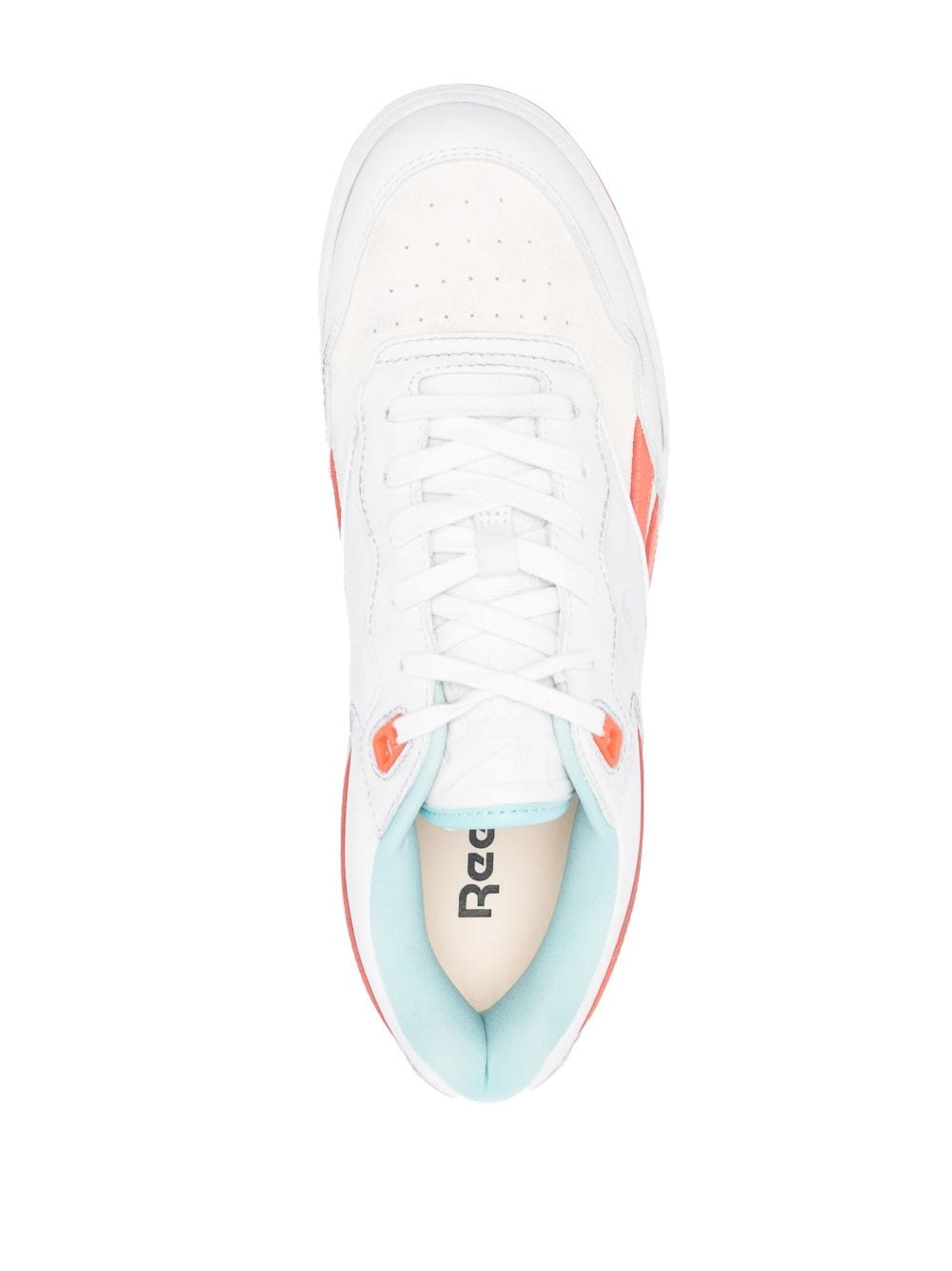 Reebok By Palm Angels Panelled Calf Leather Sneaker — White, view 4