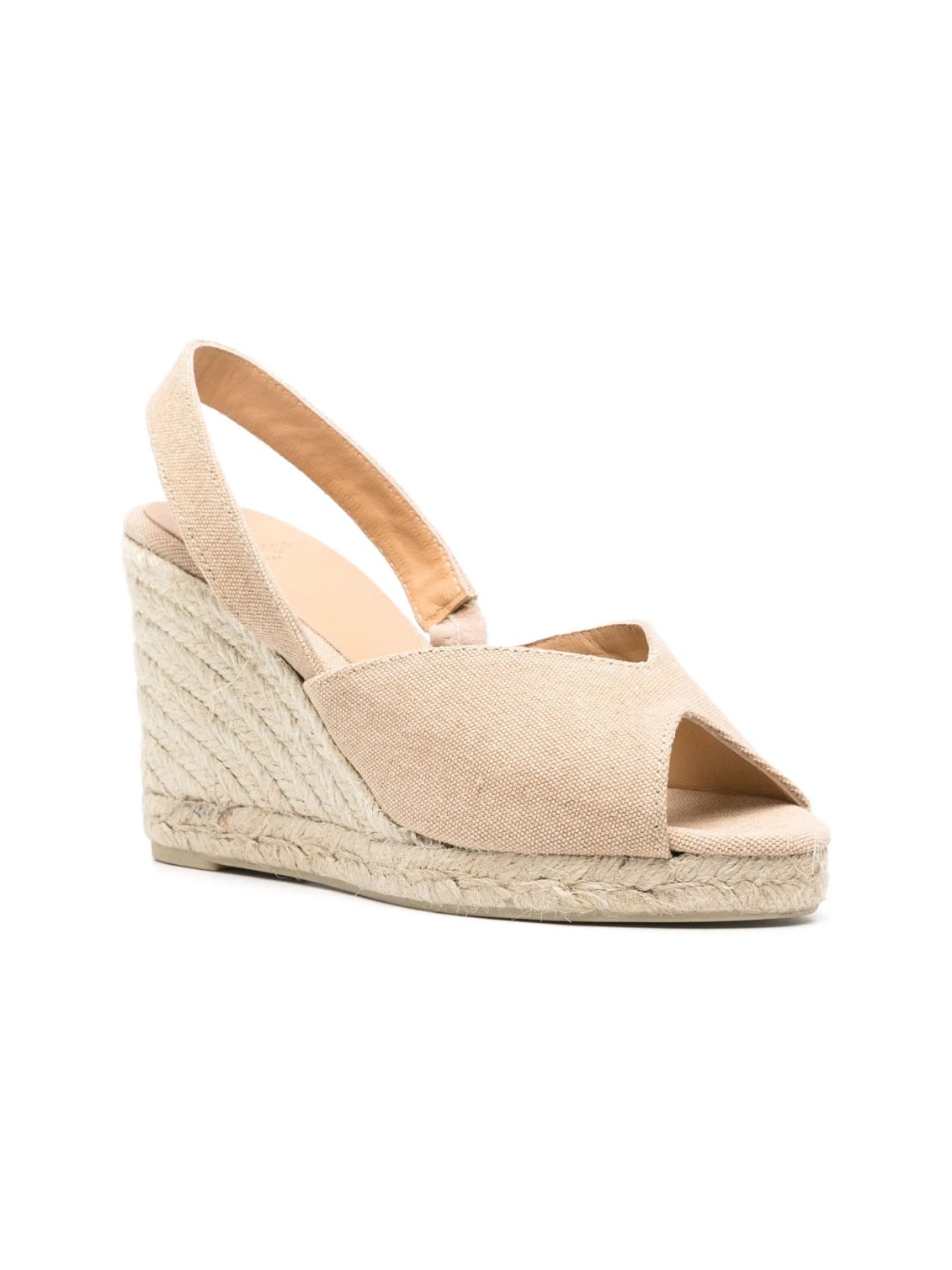 Castaner Brisa Wedge Sandal — Beige by Castaner