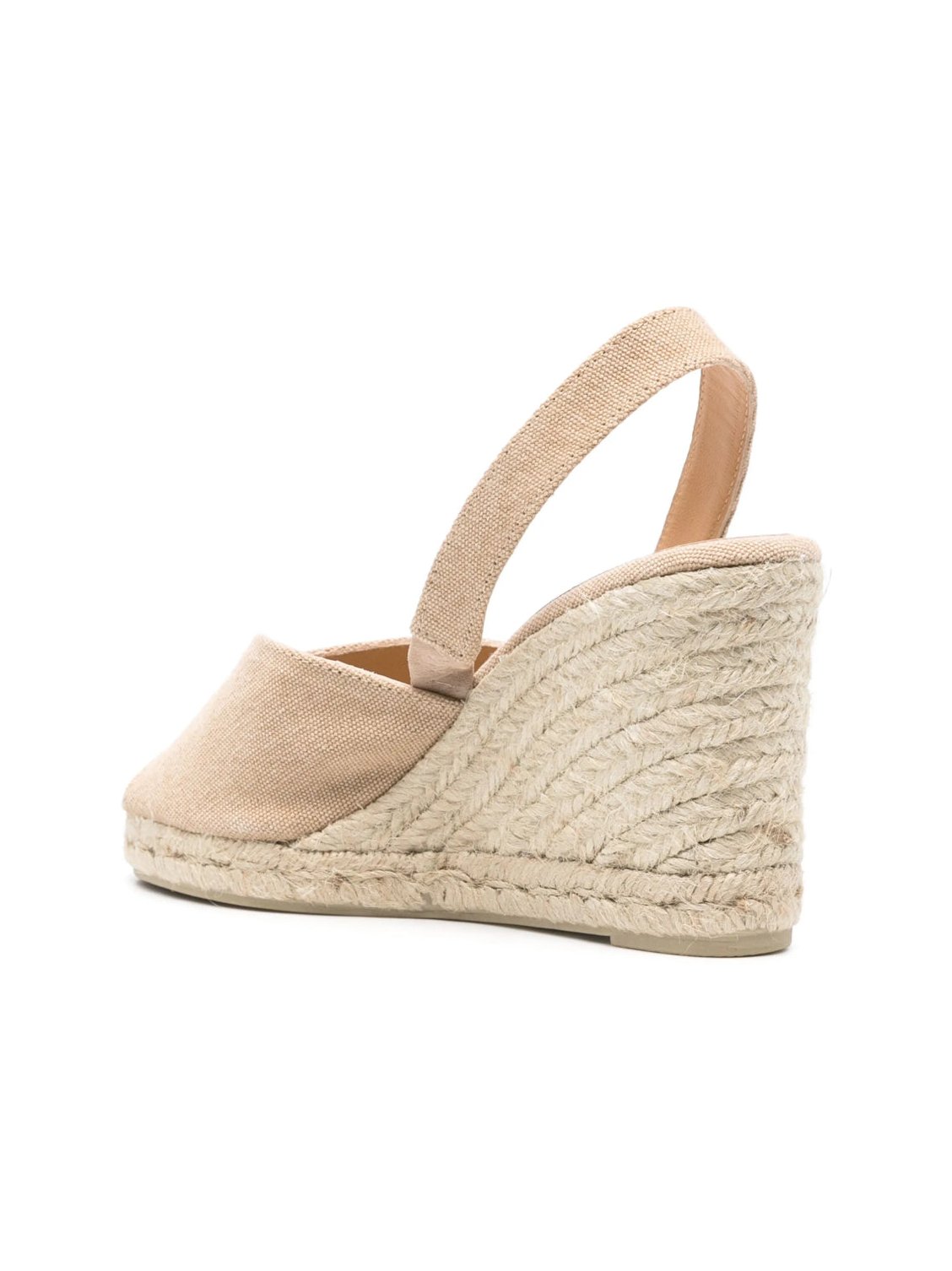 Castaner Brisa Wedge Sandal — Beige, view 2