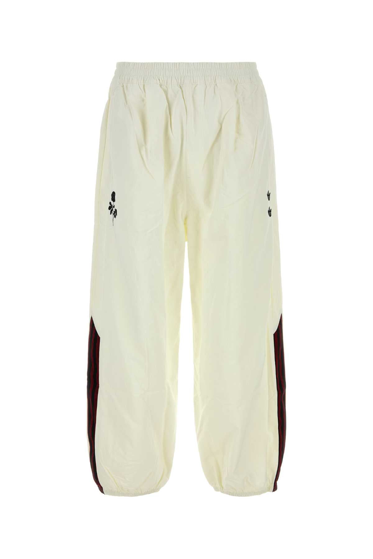 Adidas By Willy Chavarria Woven Joggers — White by Adidas By Willy Chavarria