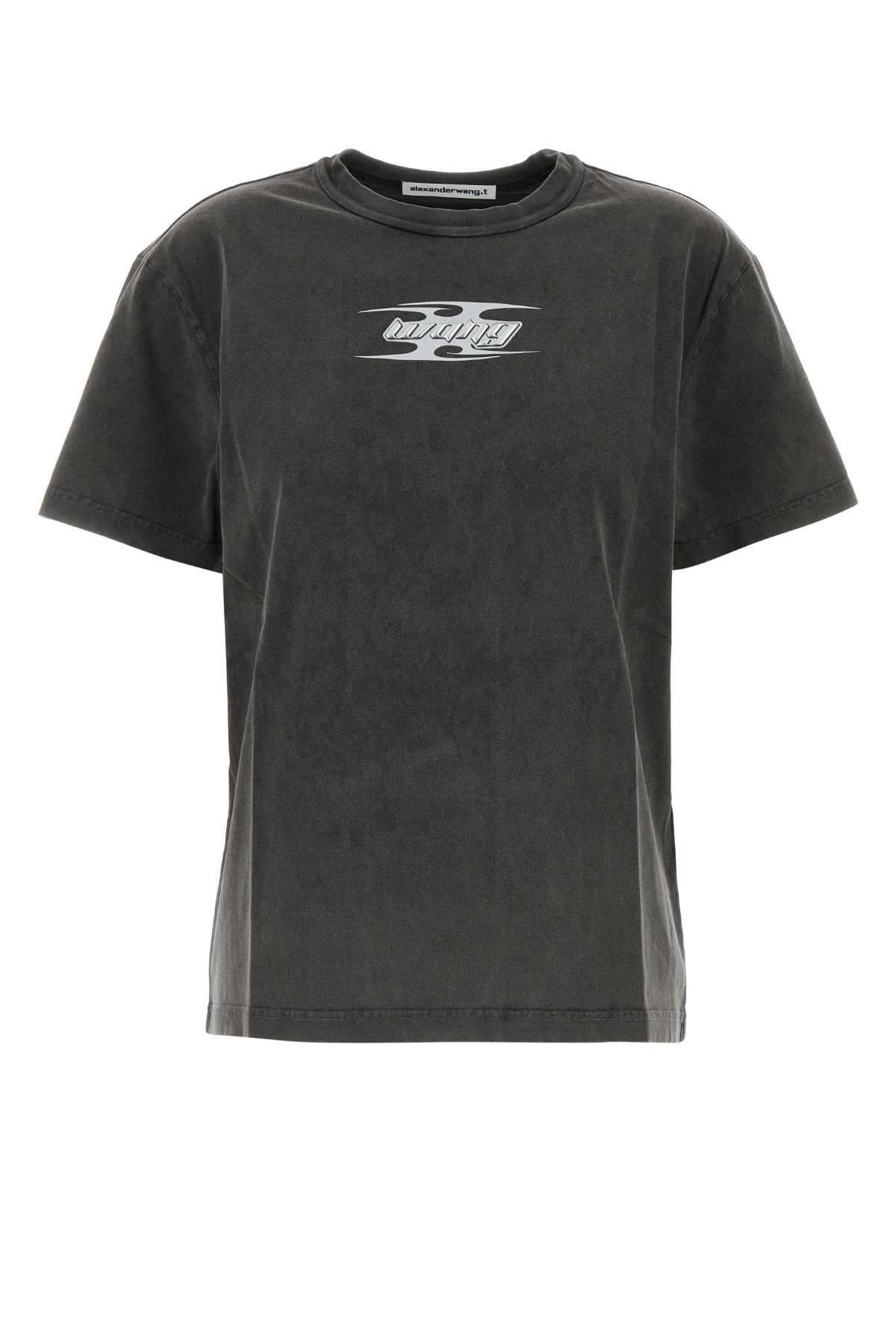T By Alexander Wang Sleeve T-Shirt — Gray by T By Alexander Wang