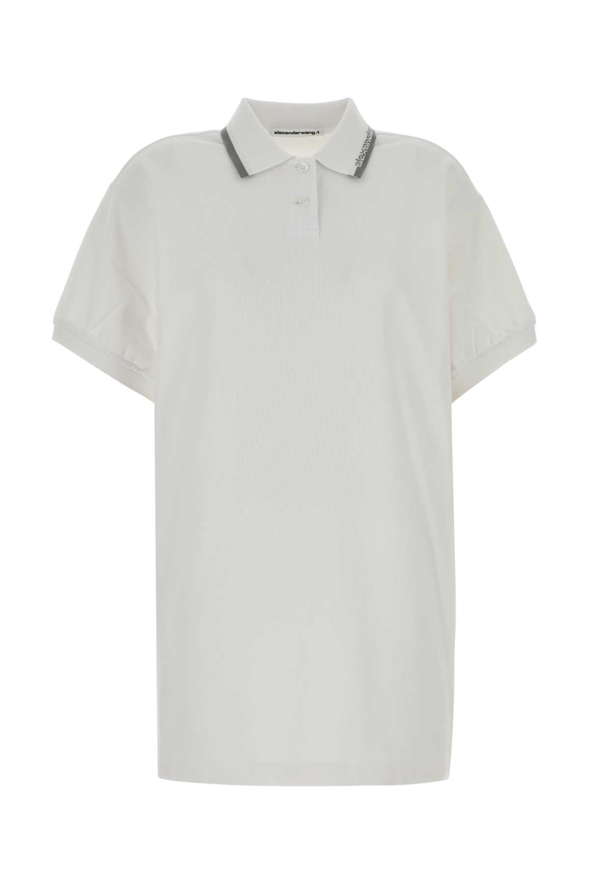 T By Alexander Wang Polo Polo Dress — White by T By Alexander Wang