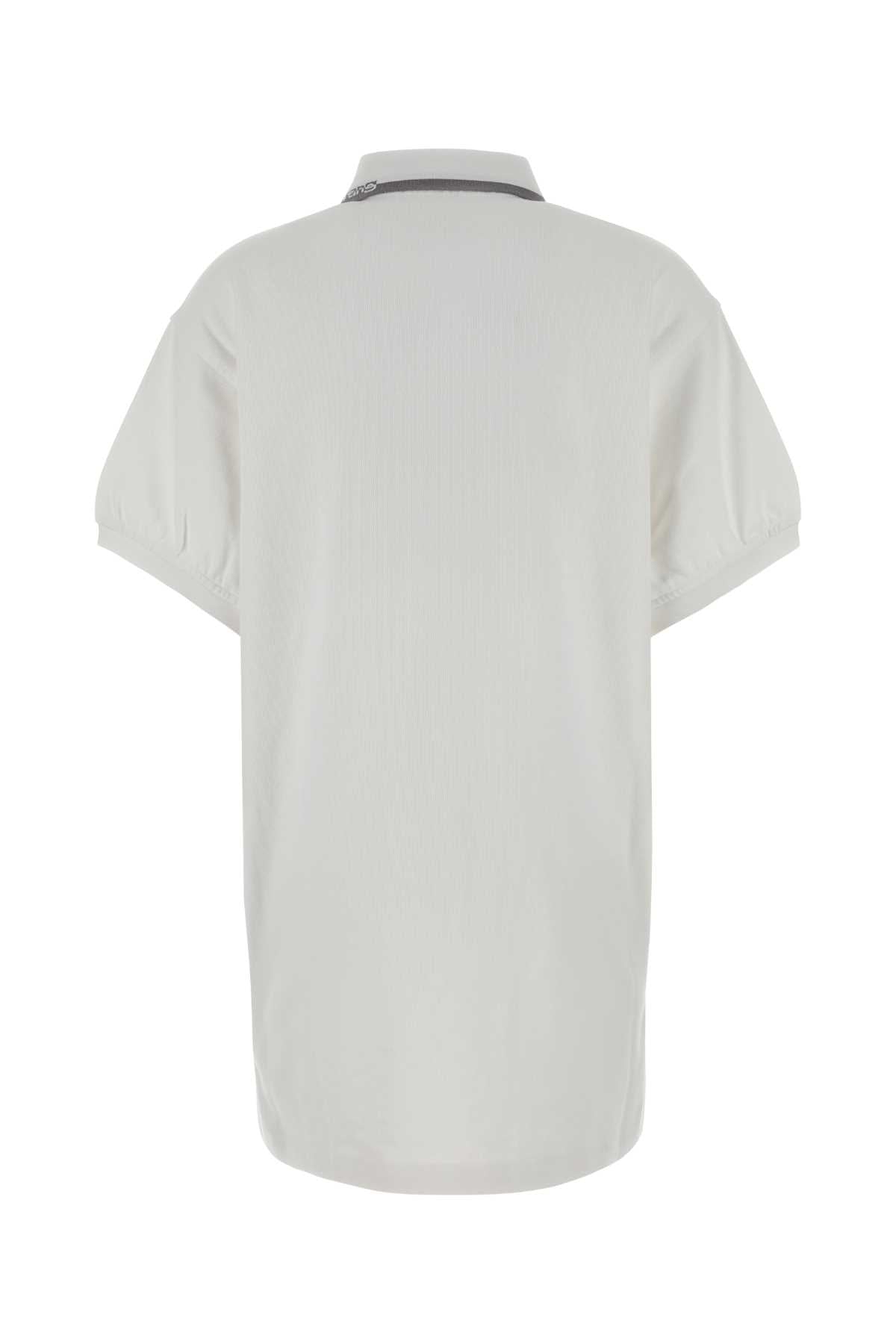 T By Alexander Wang Polo Polo Dress — White, view 2
