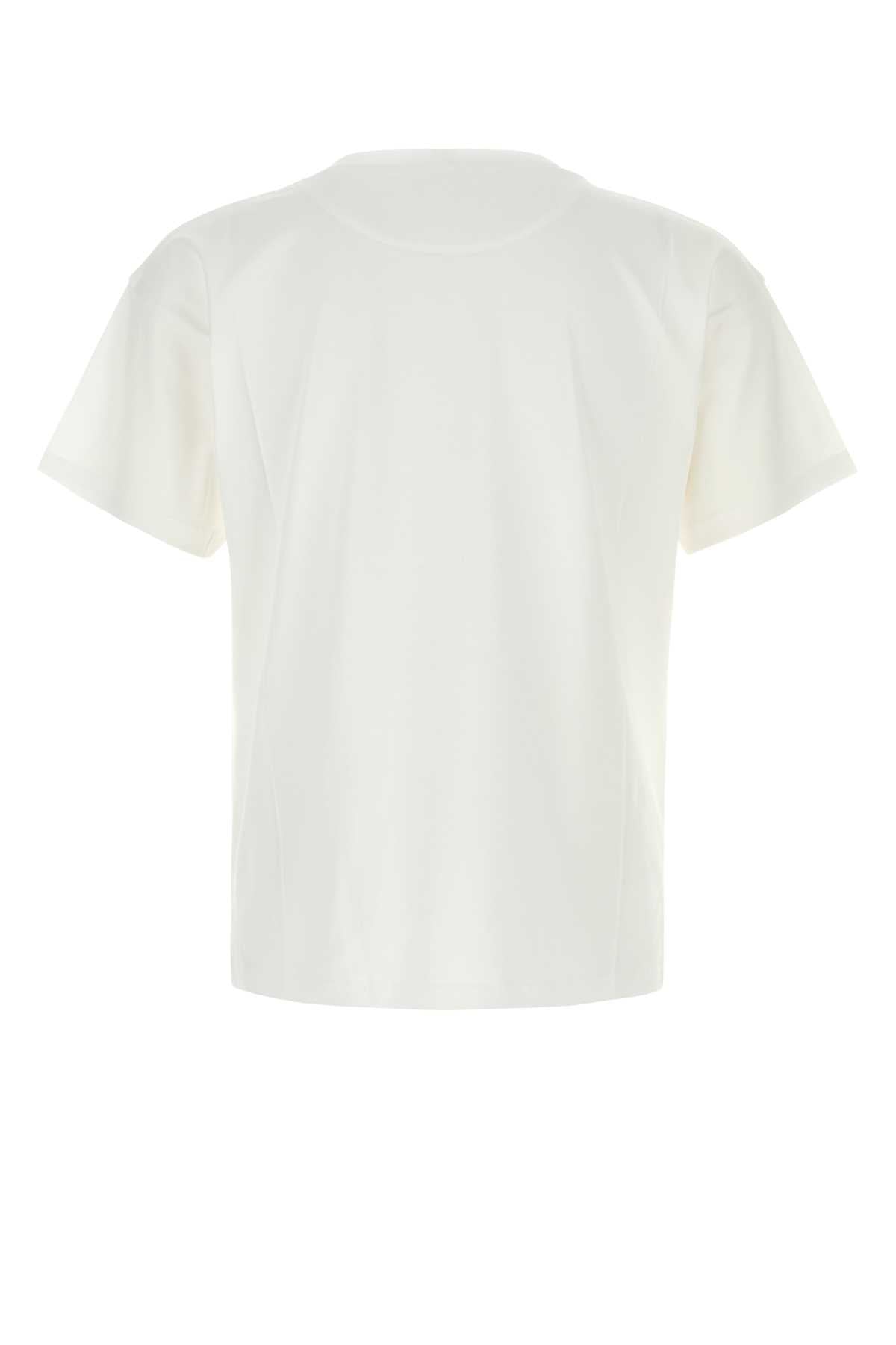 Bally Logo-Embroidered T-Shirt — White, view 2