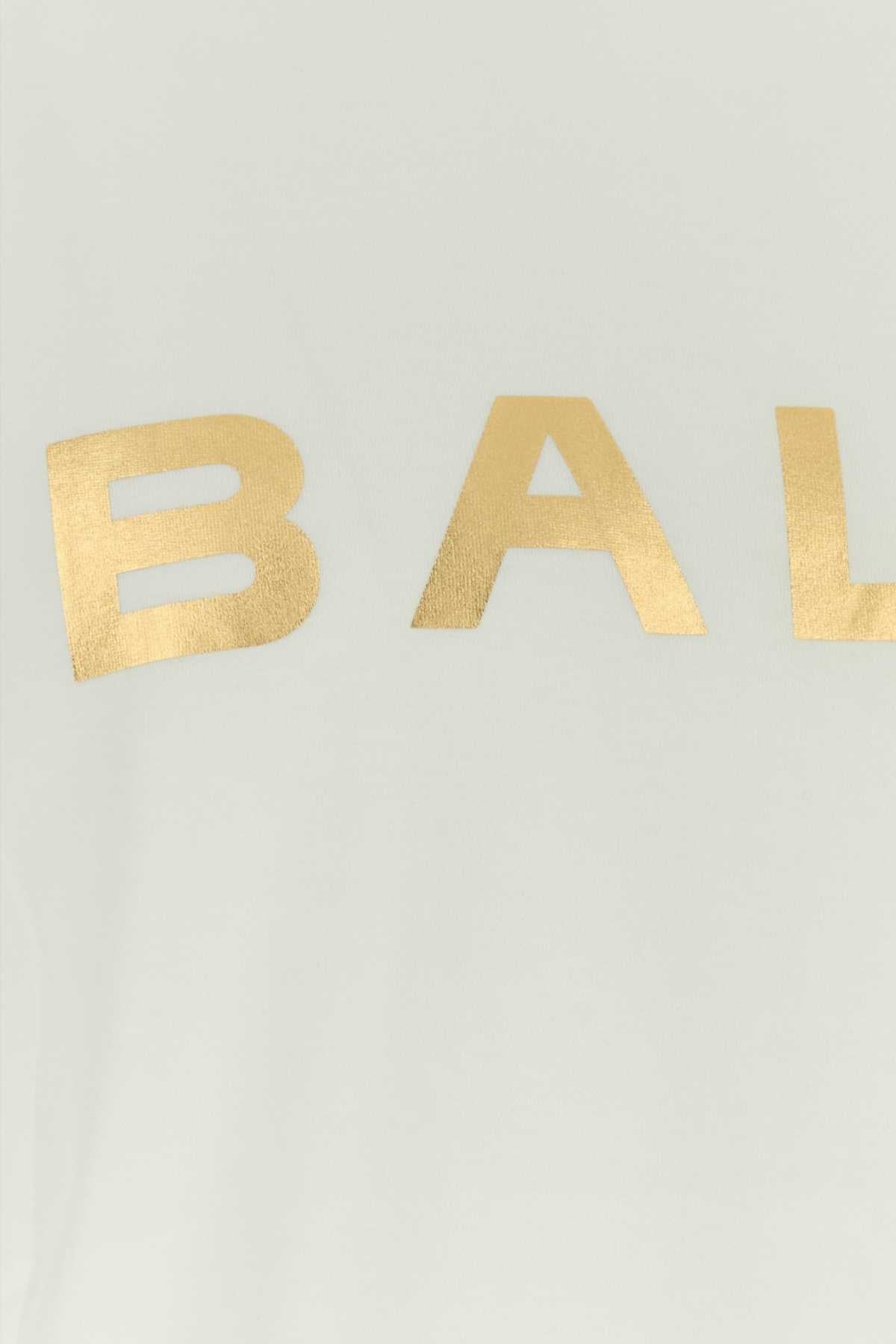 Bally Logo-Embroidered T-Shirt — White, view 3