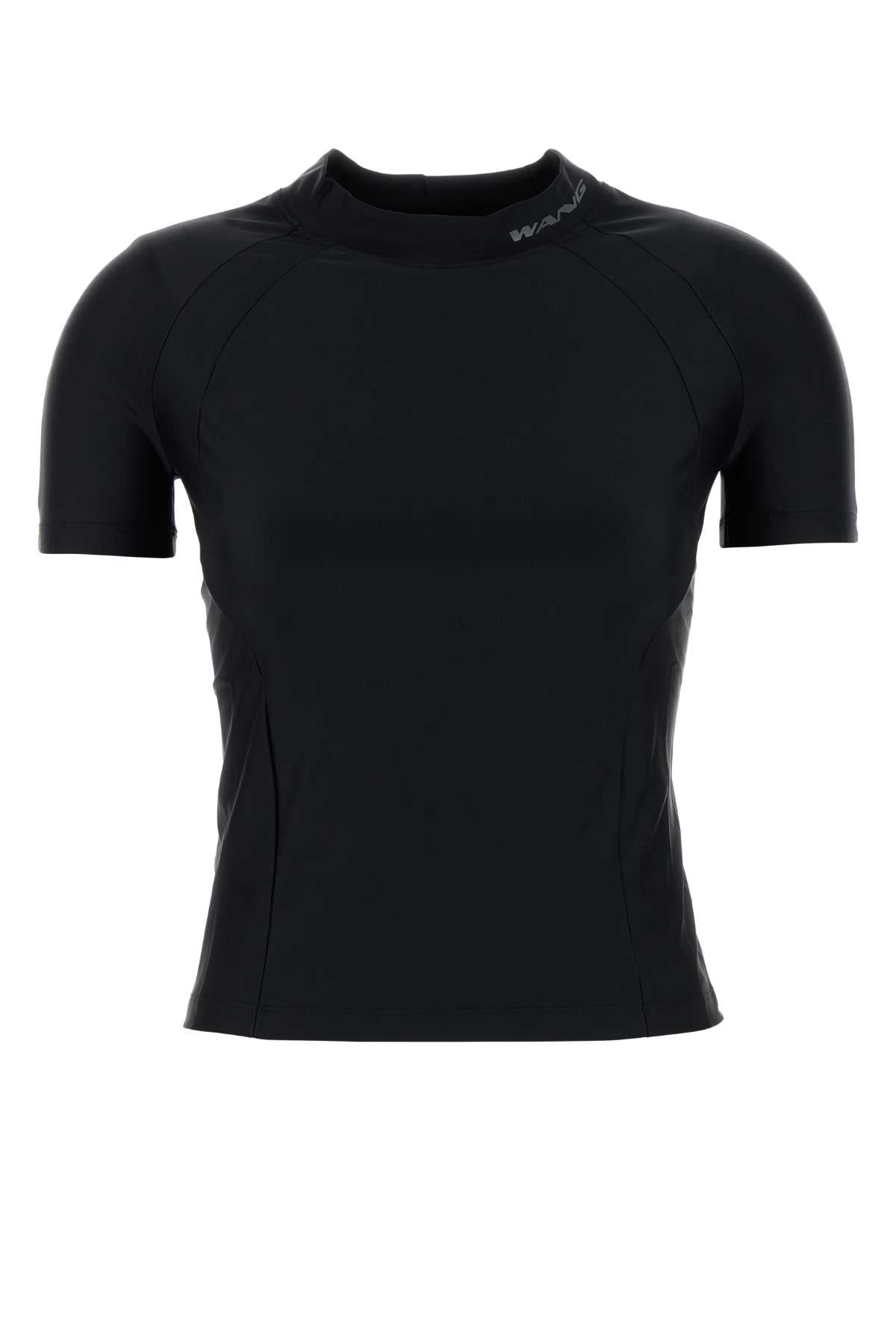 T By Alexander Wang Stretch Nylon Rashguard T-Shirt — Black by T By Alexander Wang