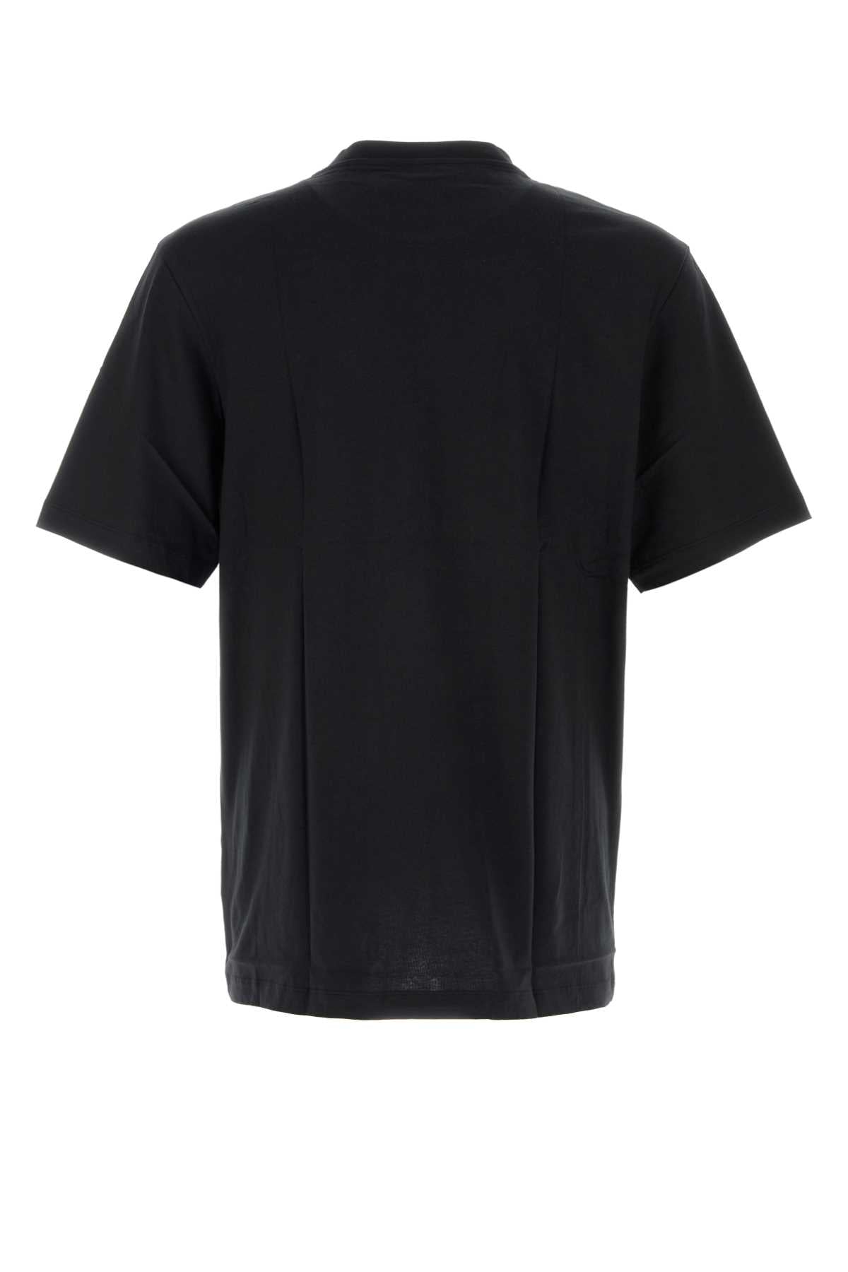 Oamc Logo-Printed Organic Cotton T-Shirt — Black, view 2