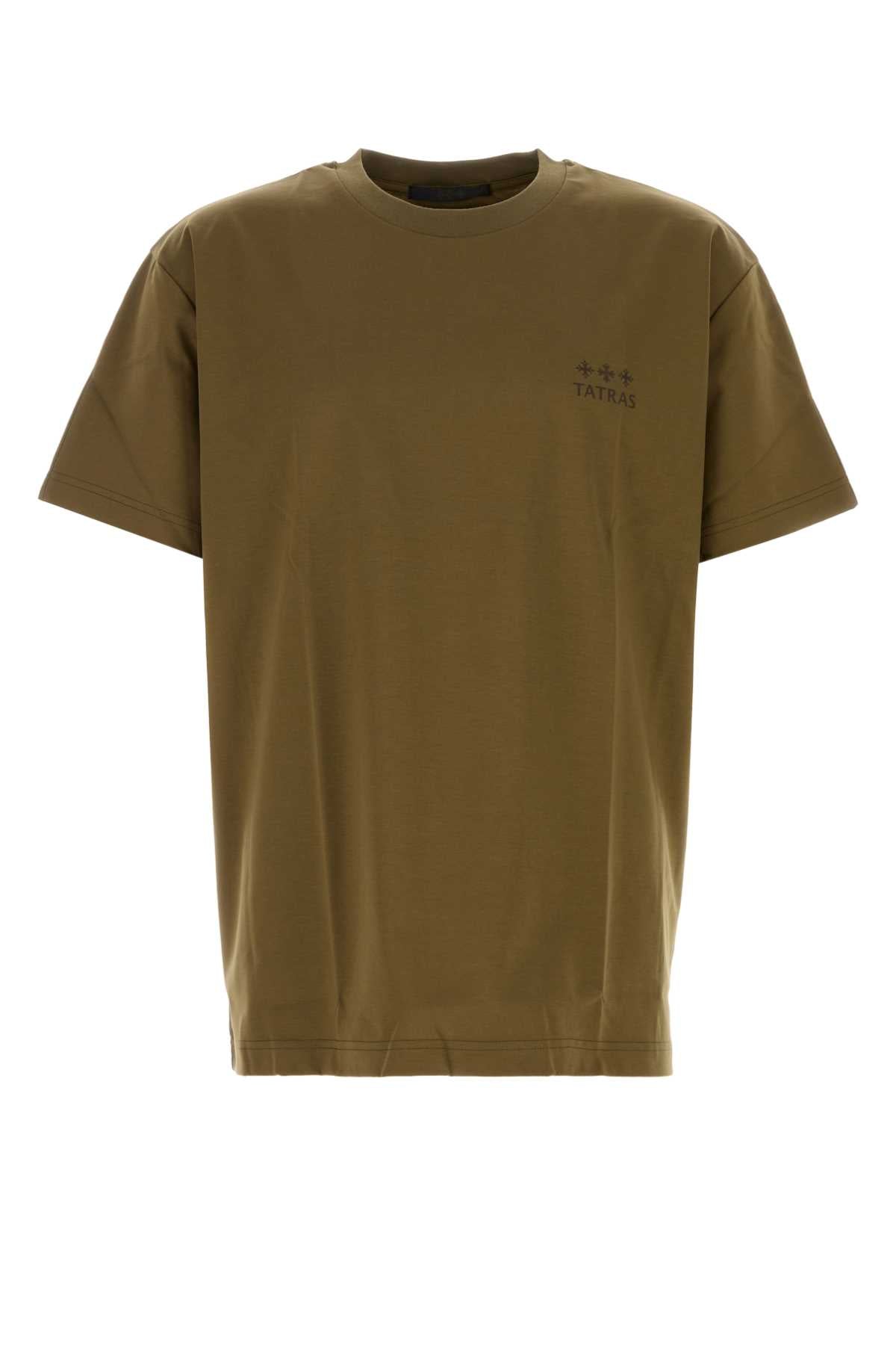 Tatras Cotton Jersey T-Shirt — Khaki by Tatras