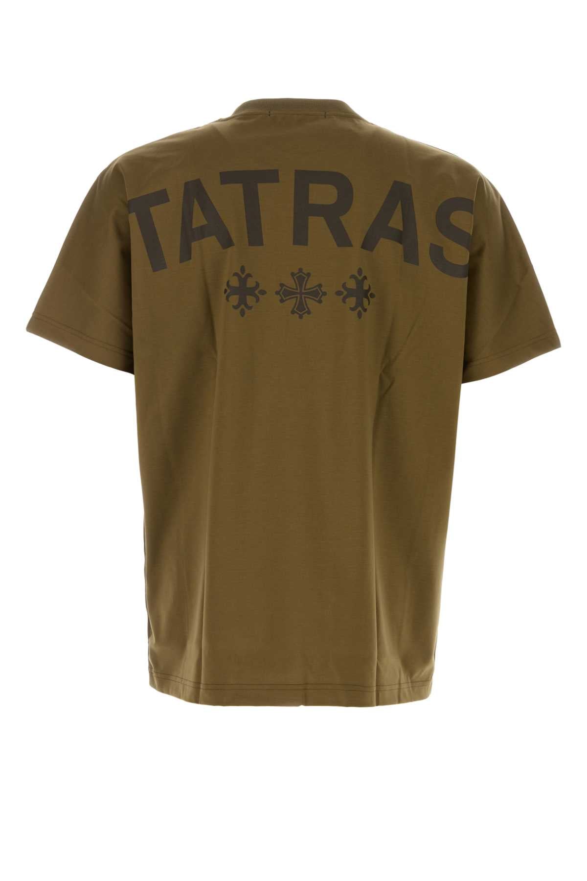 Tatras Cotton Jersey T-Shirt — Khaki, view 2