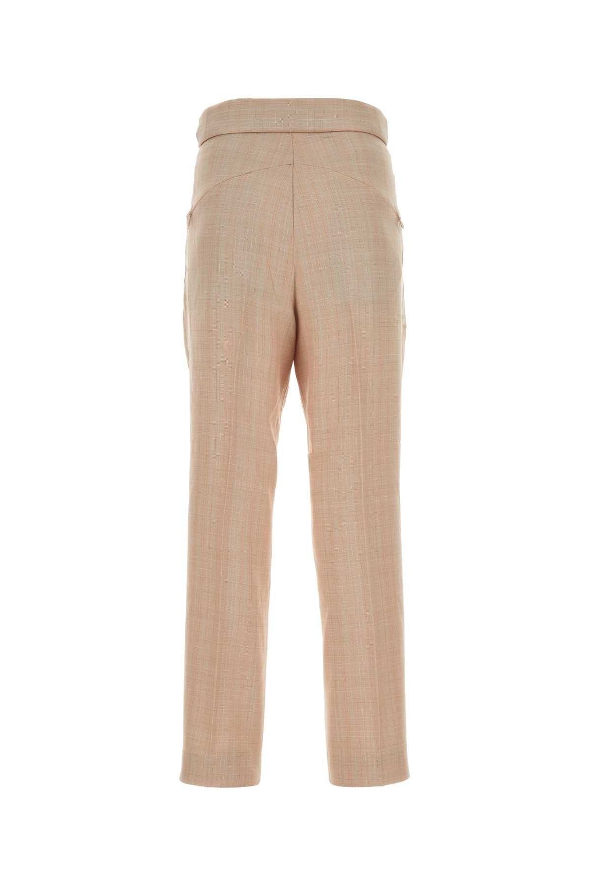 Needles Wool-Blend Tailored Trousers — Beige, view 2