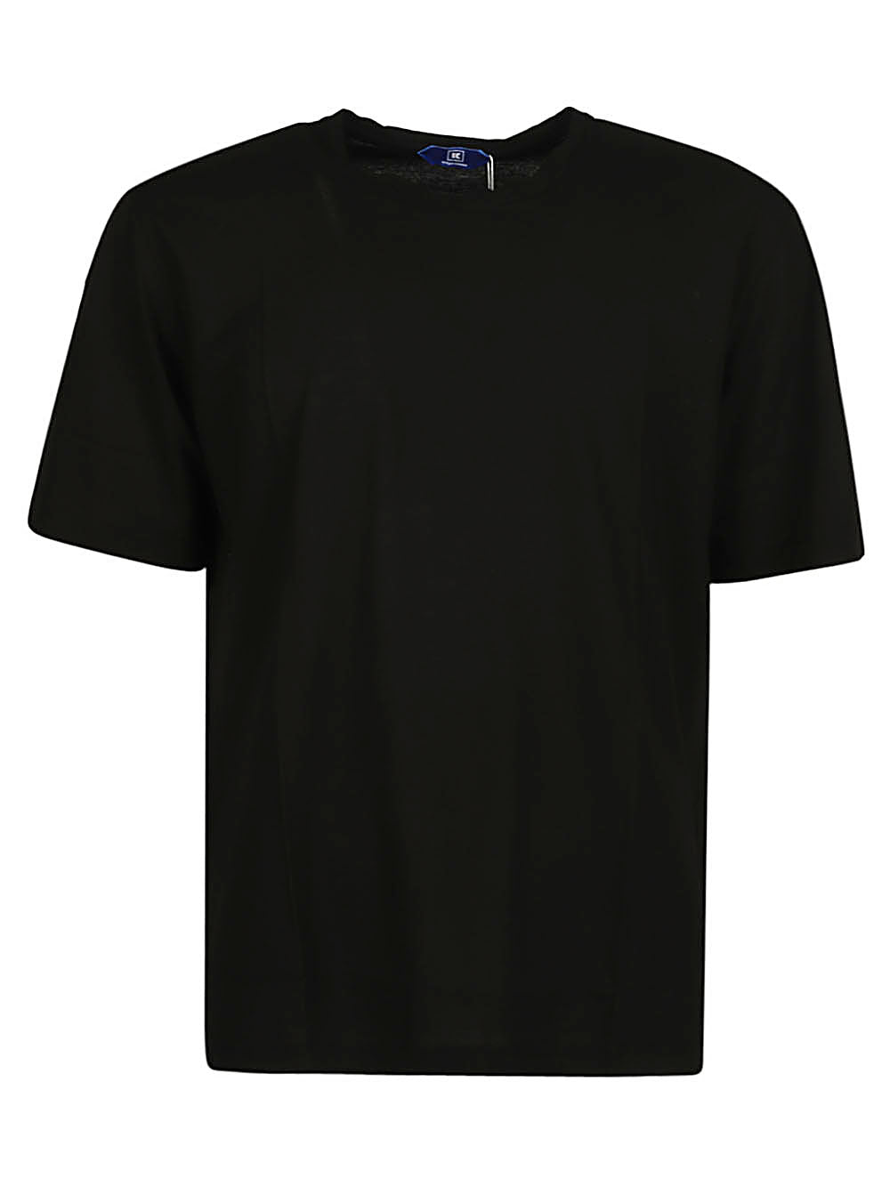 Kired Crew-Neck Cotton T-Shirt — Black by Kired