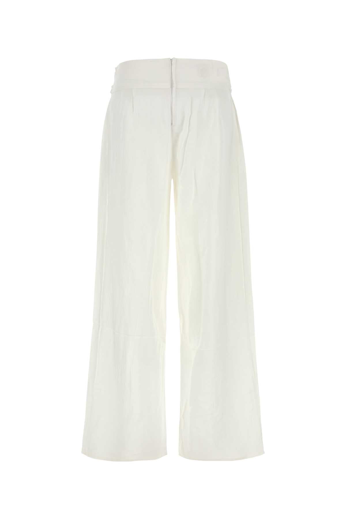 Lois Trouser Trousers — White, view 2