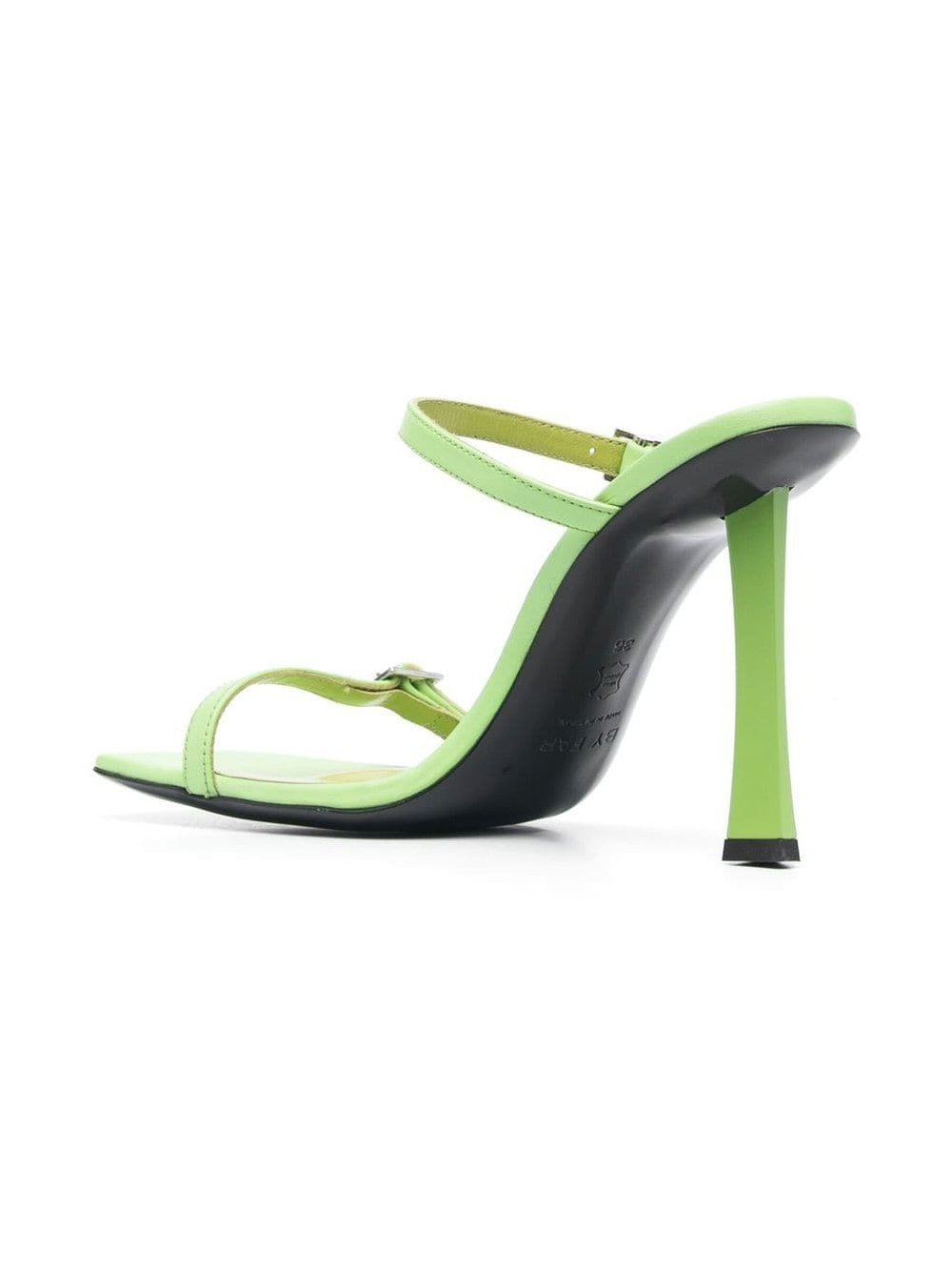 By Far Pre Flick Heel Sandal — green, view 4