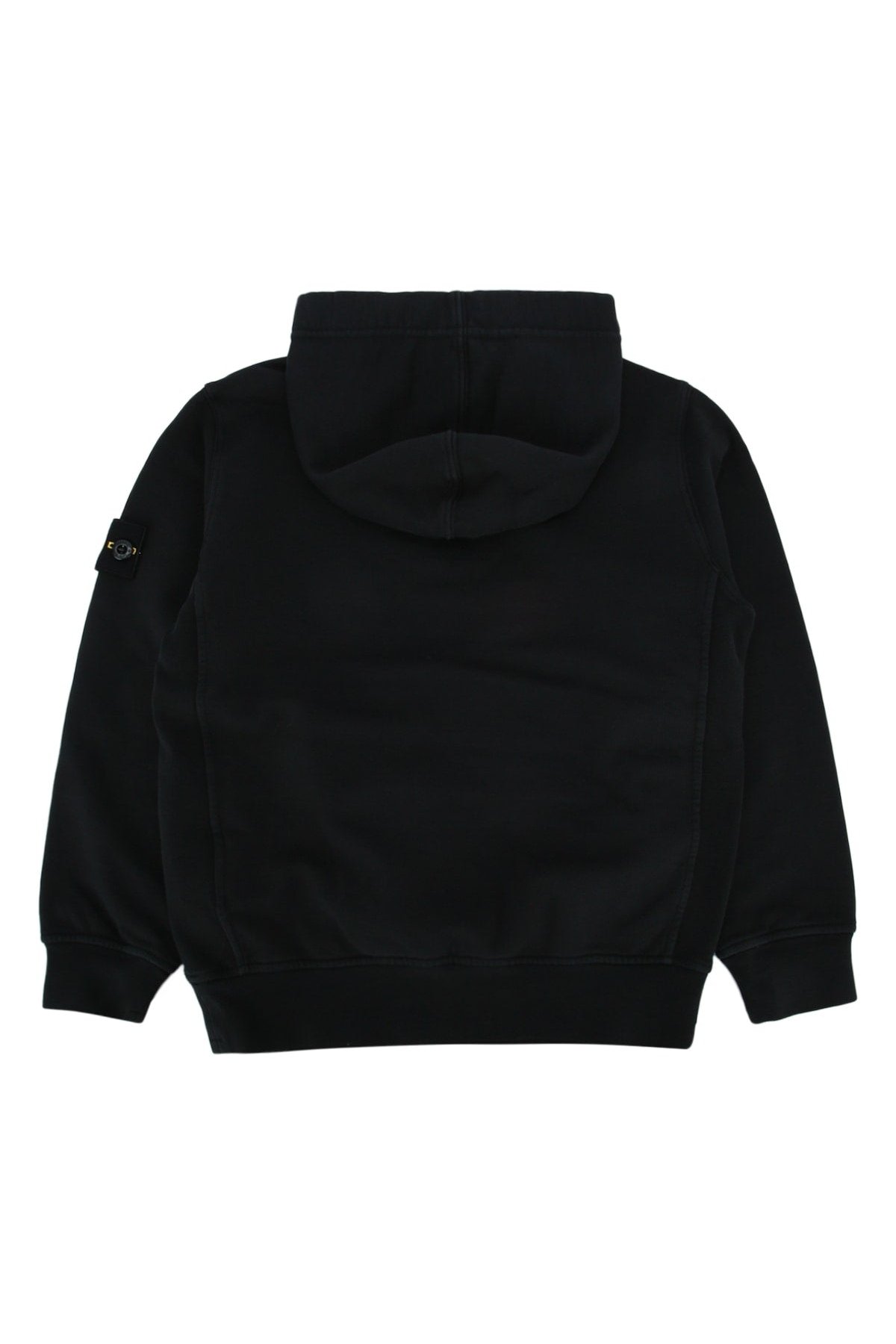 Stone Island Kids Sweater Hoodie — Black, view 2