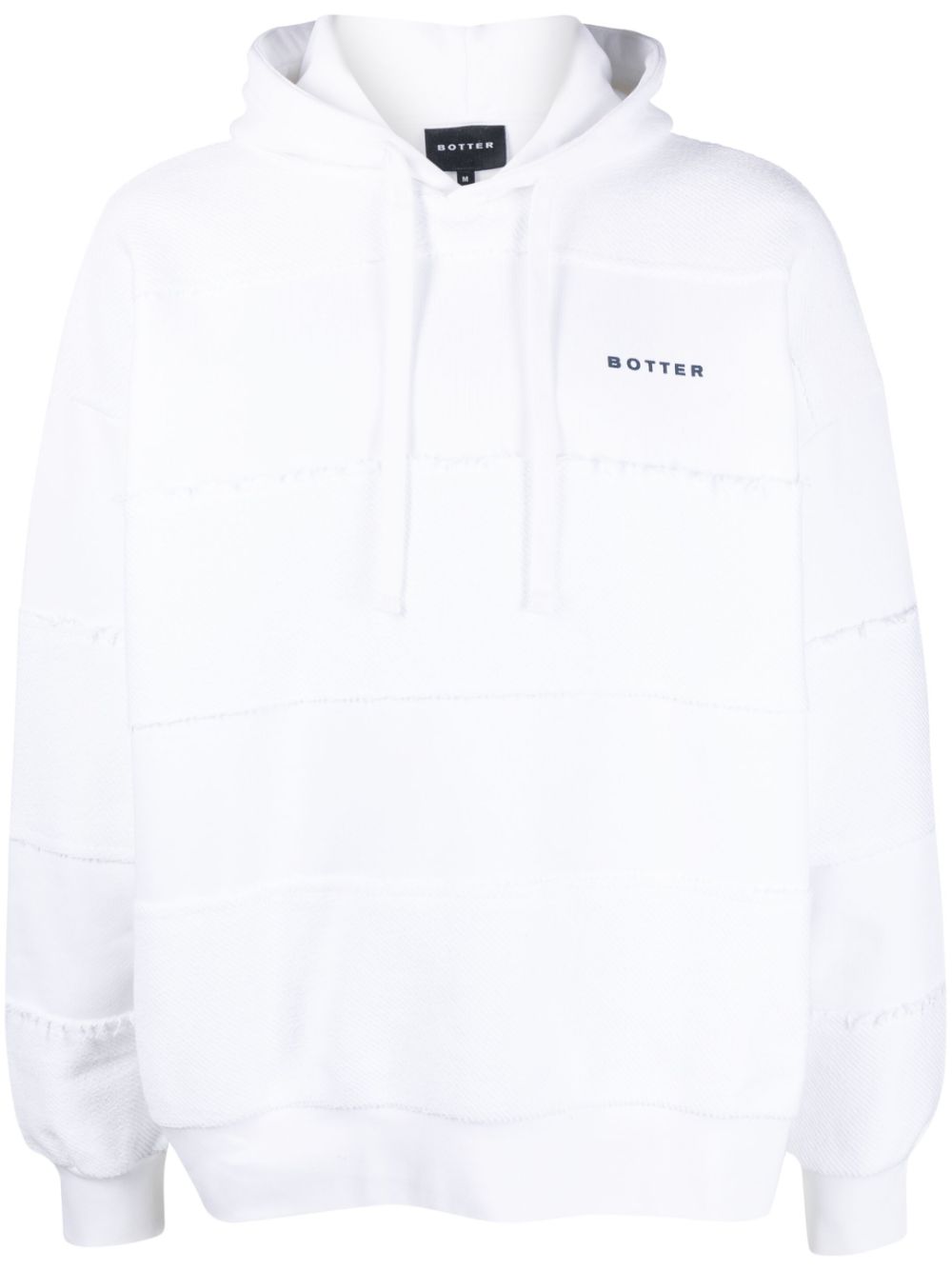 Botter Organic Cotton Logo-Print Hoodie — White by Botter
