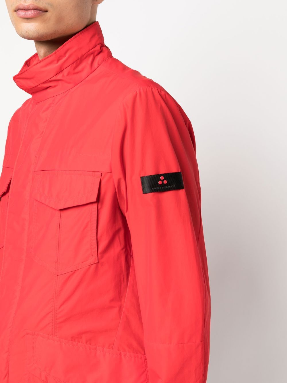 Peuterey Cotton-Blend Blouson Jacket — Red, view 2