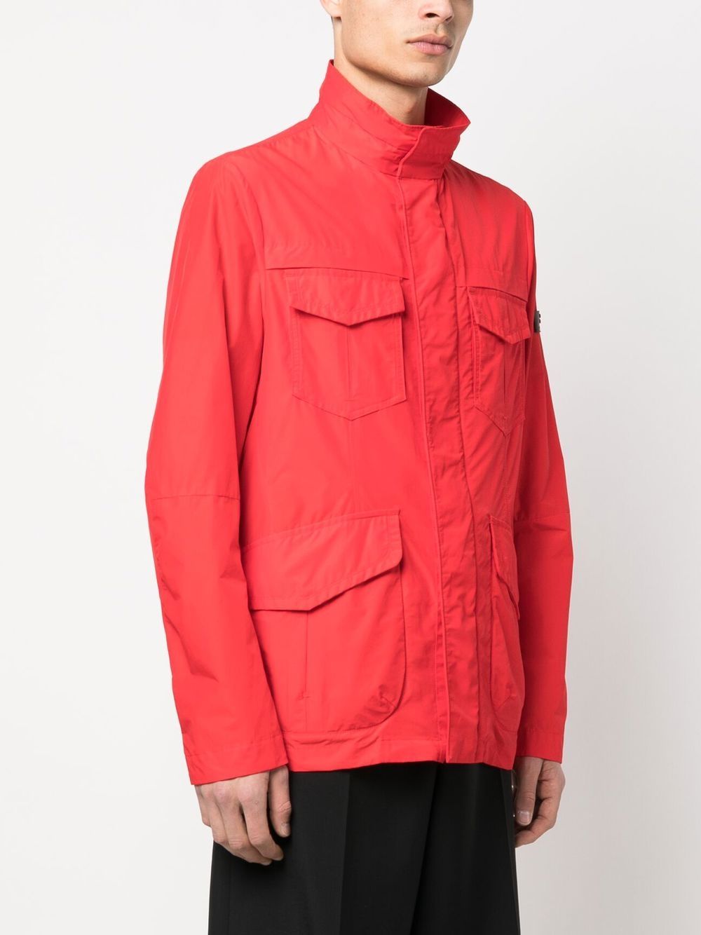 Peuterey Cotton-Blend Blouson Jacket — Red, view 5