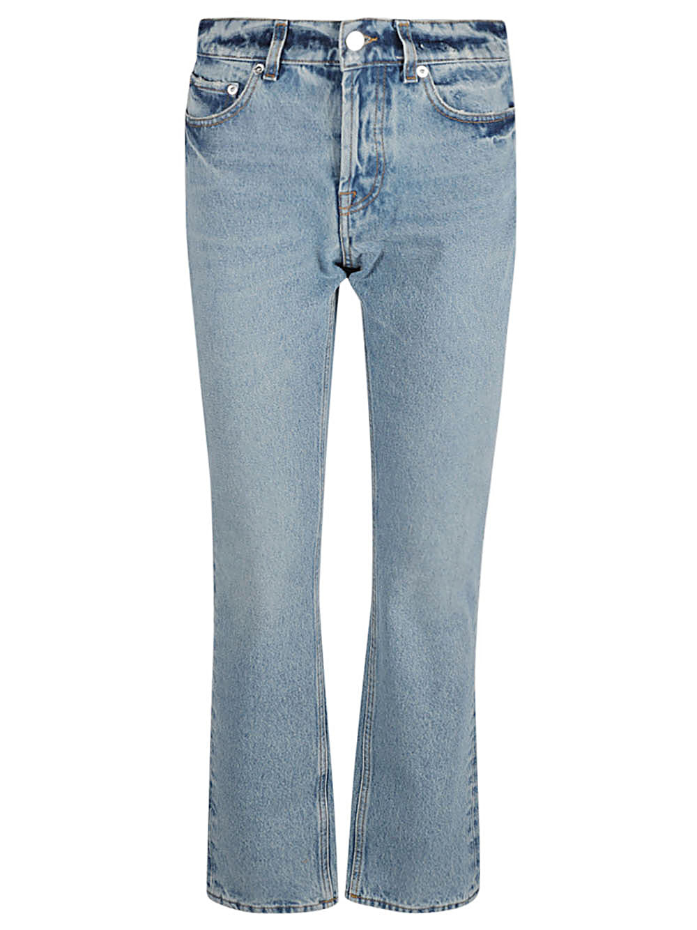 Armarium Low-Rise Straight-Leg Jeans — Indigo by Armarium