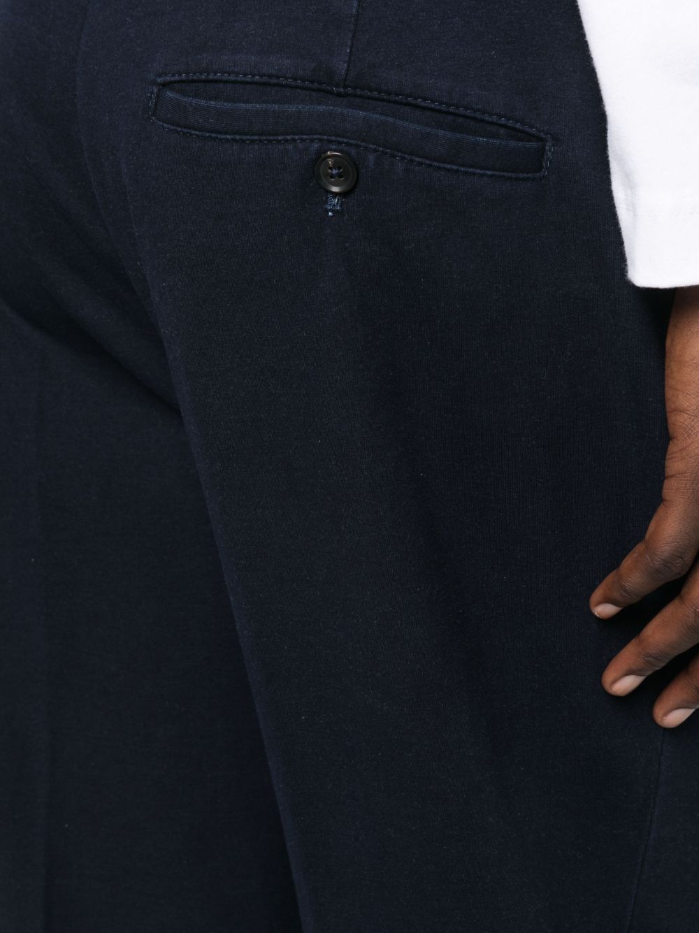 Circolo 1901 Stretch-Cotton Trousers — Navy, view 3