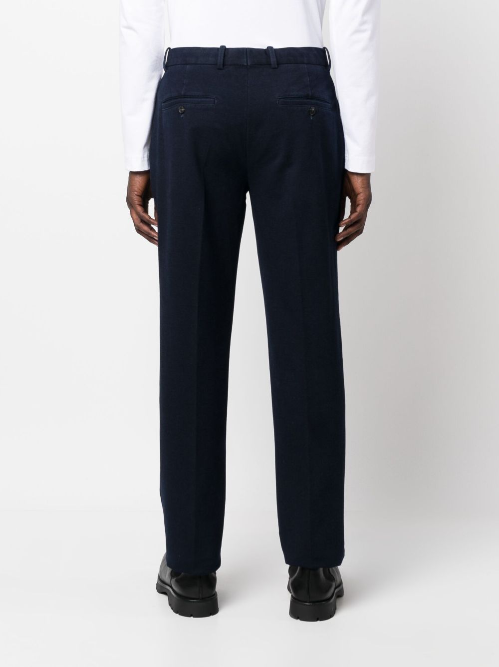 Circolo 1901 Stretch-Cotton Trousers — Navy, view 5