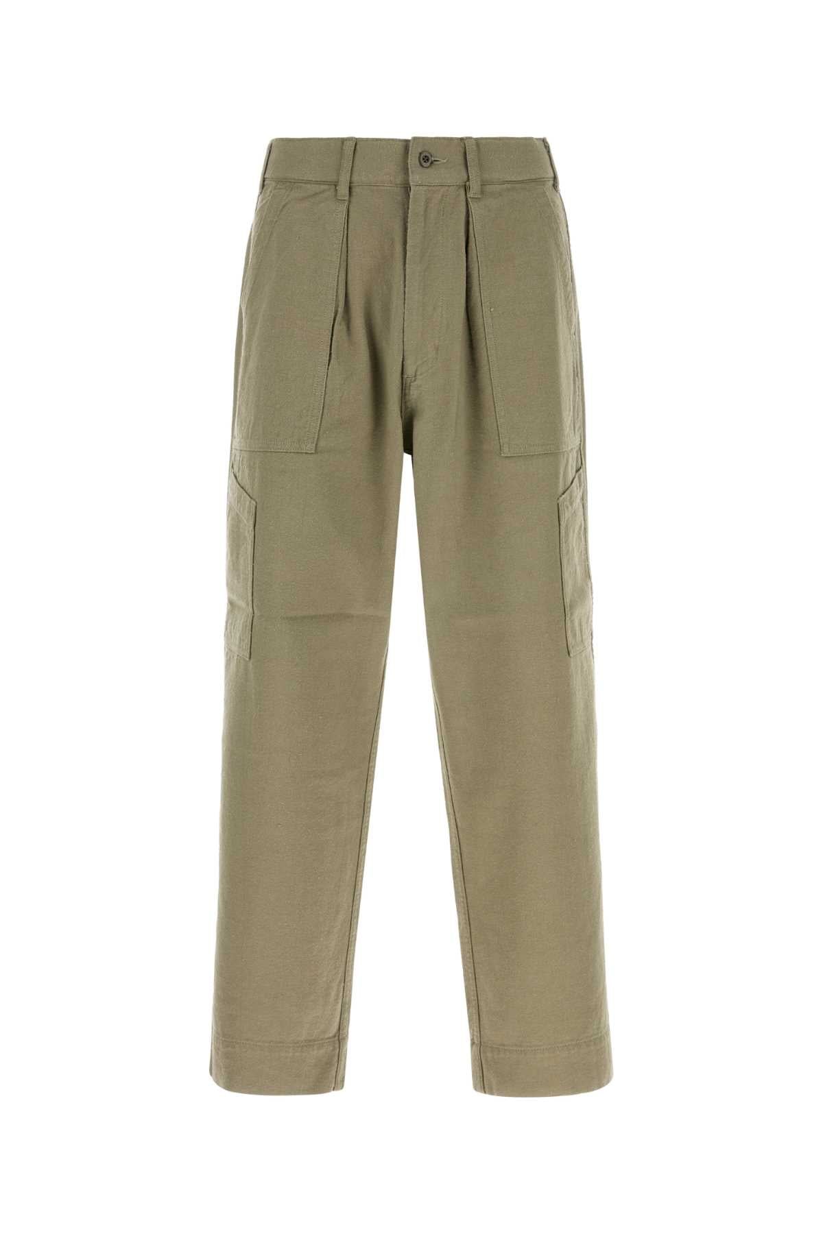Nanamica Cotton Trousers — Beige by Nanamica
