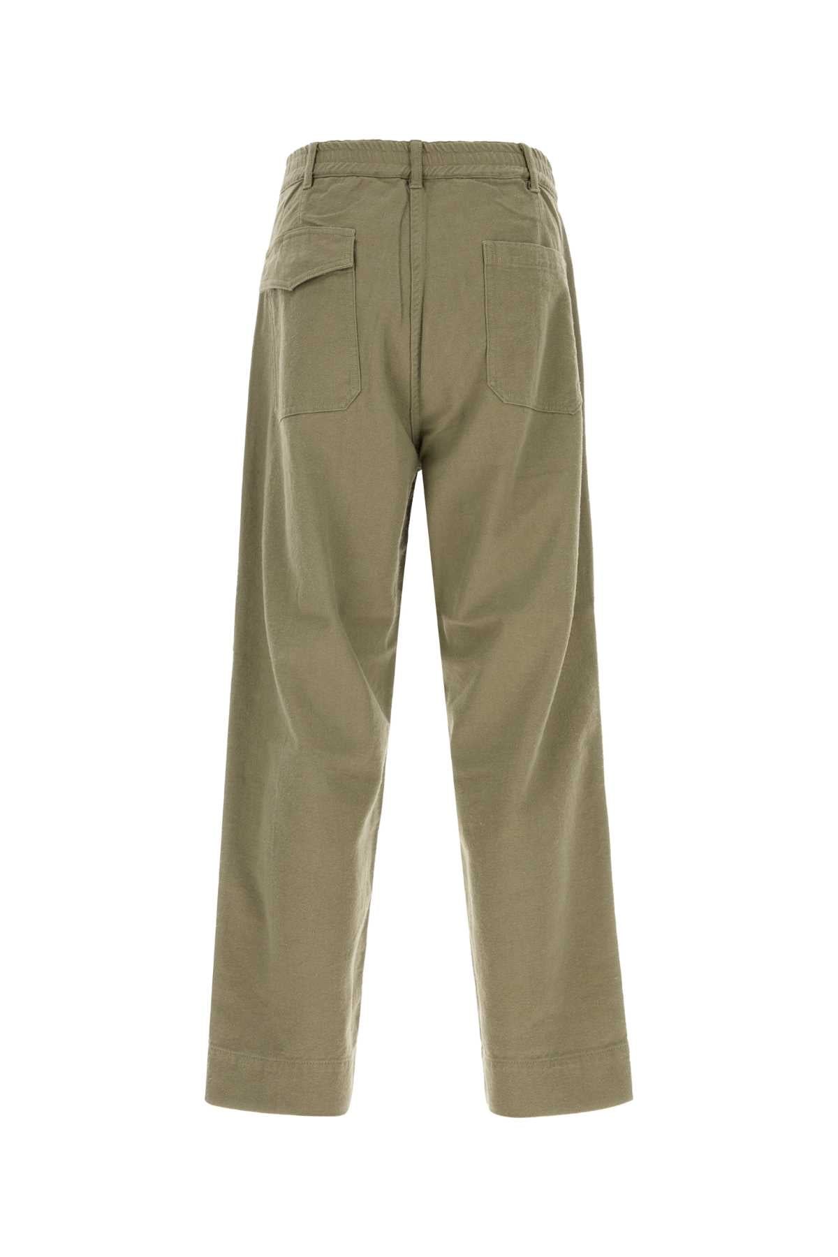 Nanamica Cotton Trousers — Beige, view 2