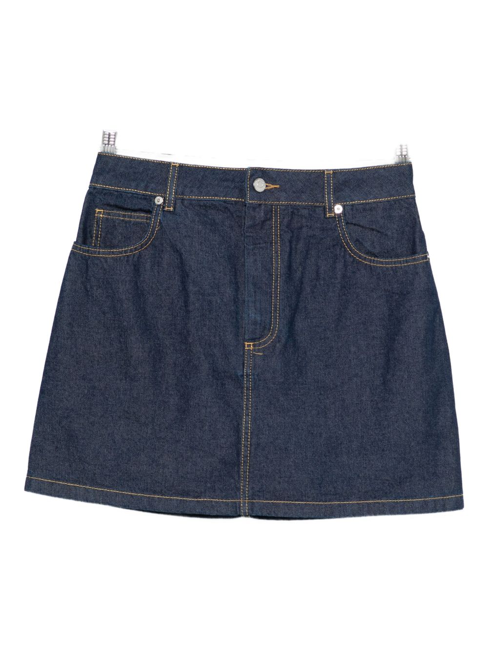 Maison Kitsuné Classic Denim Skirt — Navy by Maison Kitsune