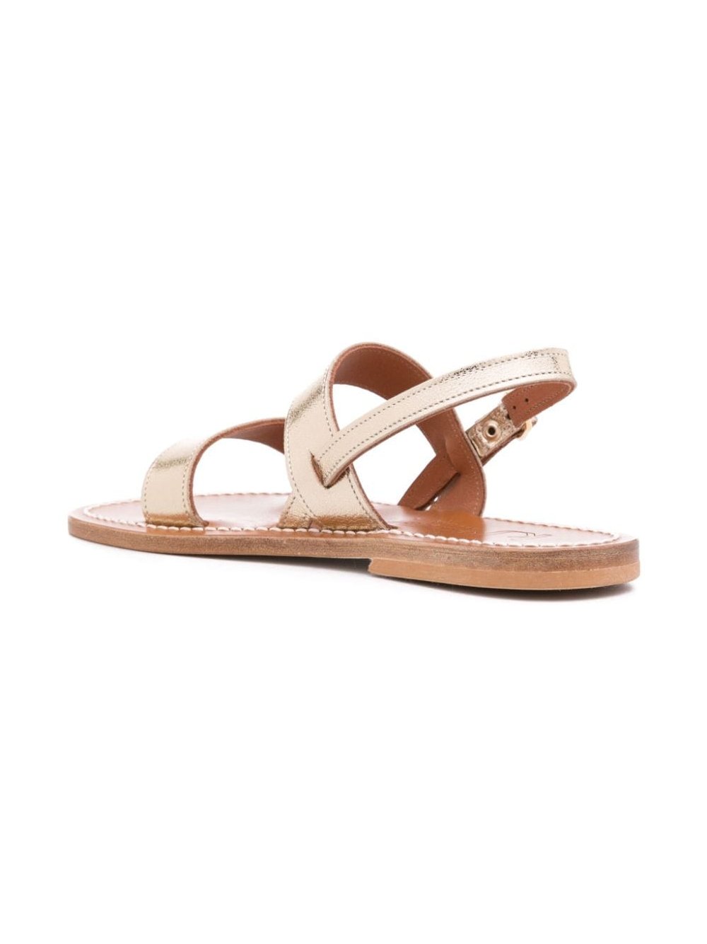 K Jacques St Tropez Barigoule Sandal — Gold, view 3