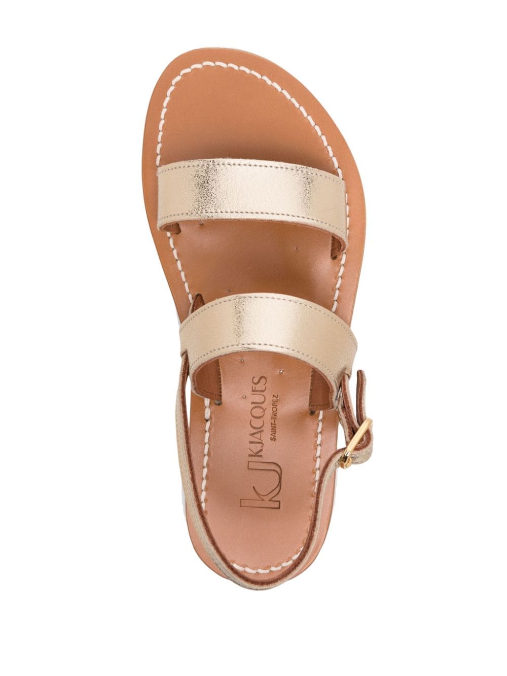 K Jacques St Tropez Barigoule Sandal — Gold, view 4
