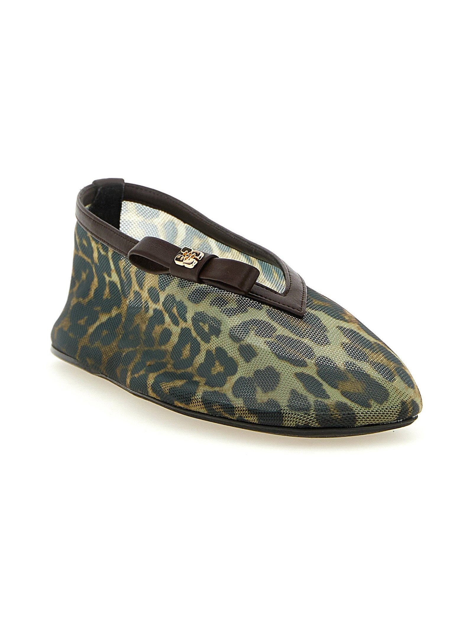 Ganni Jenny Ballet Flat — Black, view 2