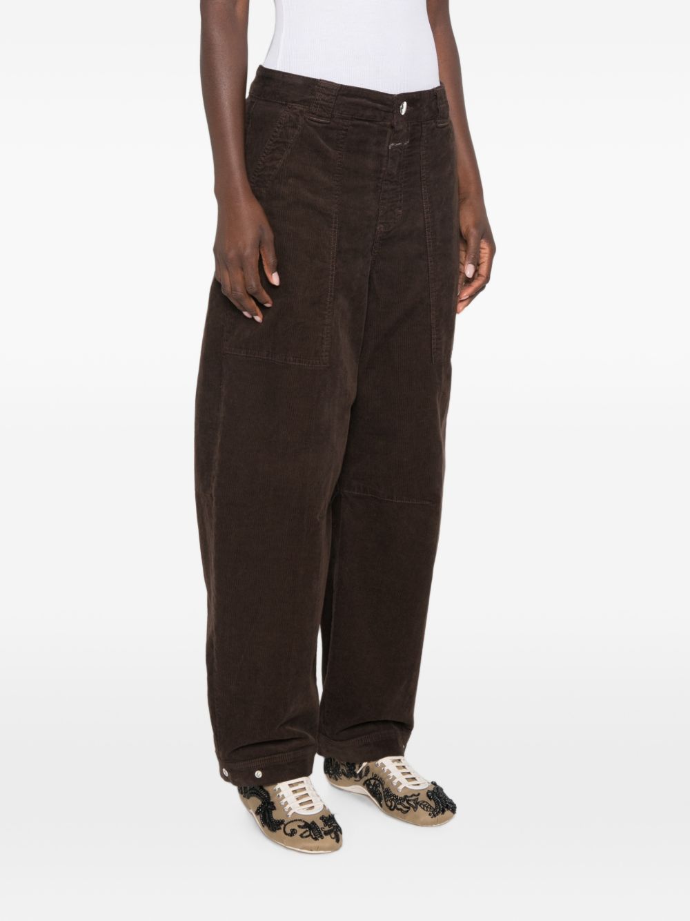 Closed Rhannon Trousers — Brown, view 2