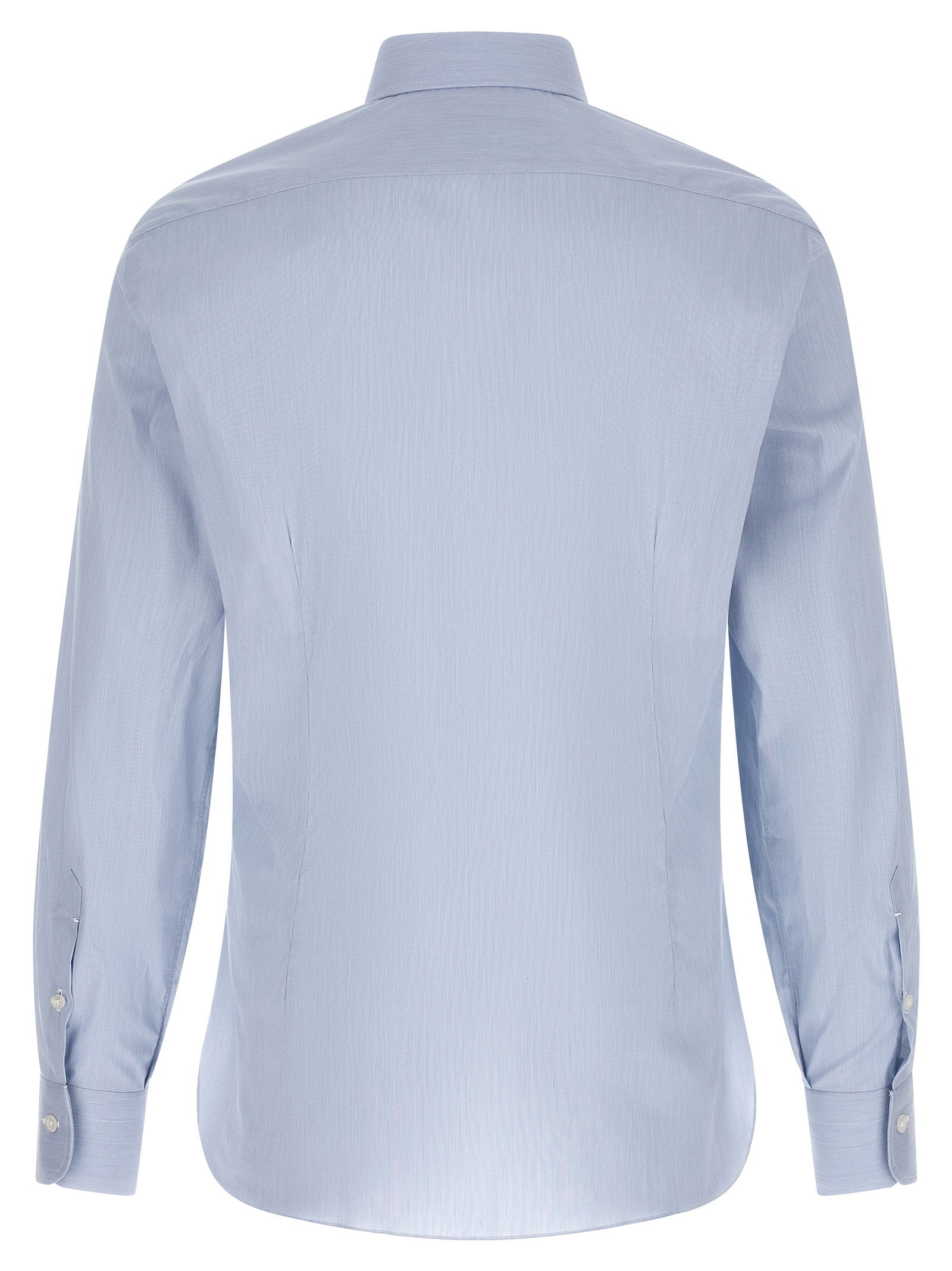 Barba Poplin Shirt — Light blue, view 2