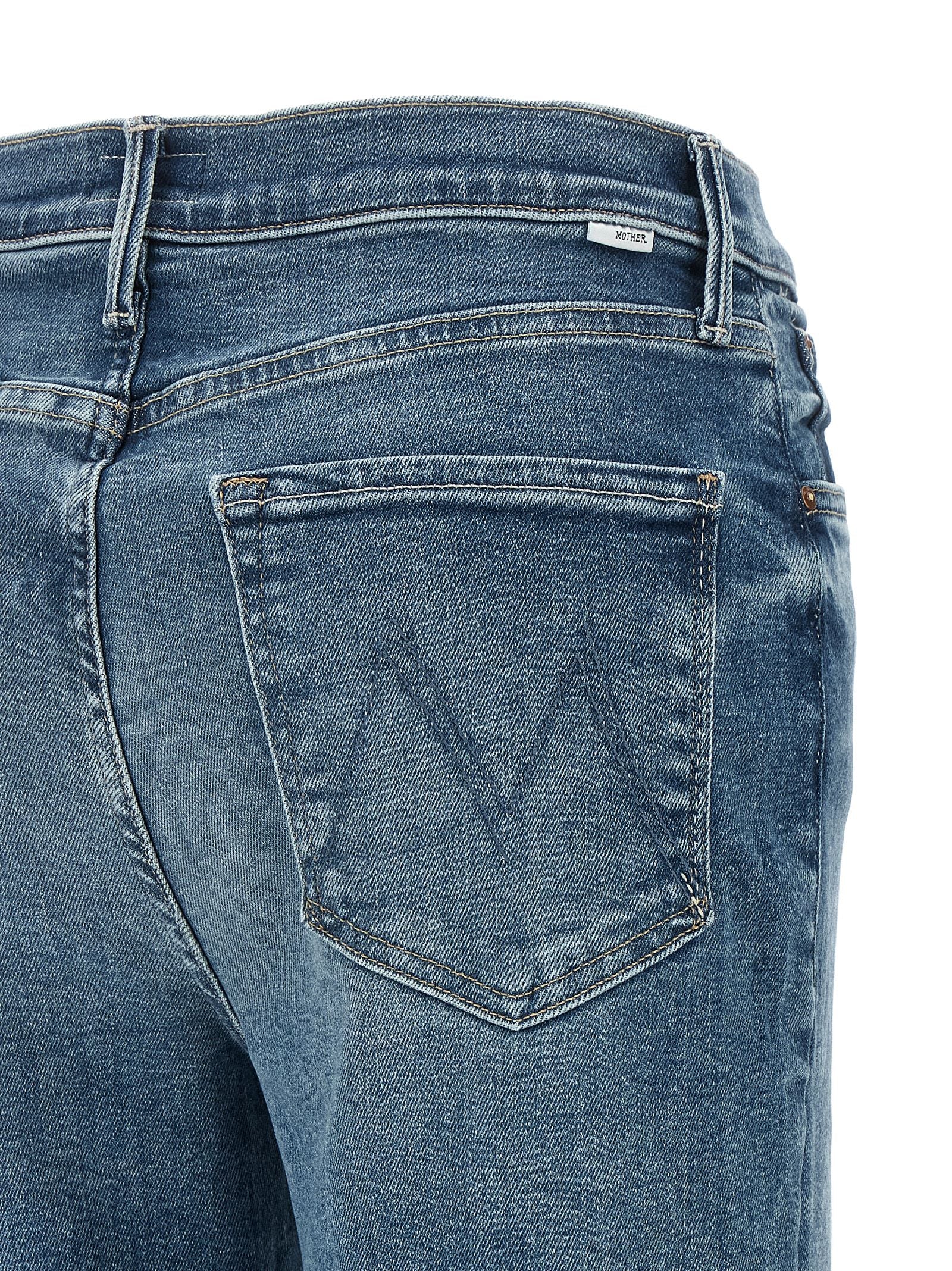 Mother Kick It Jeans — Blue, view 3