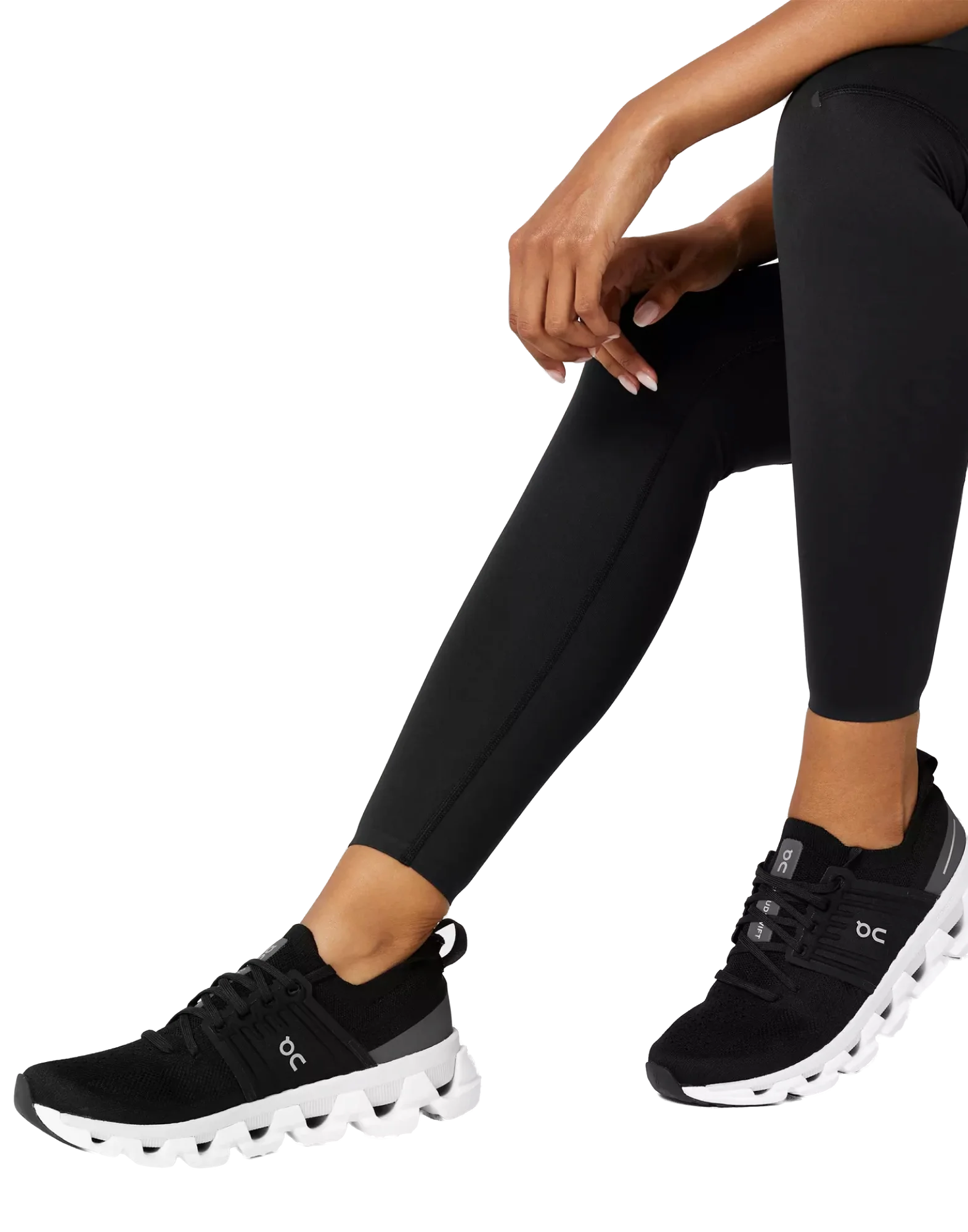 On Running Cloudswift Sneaker — Black, view 5